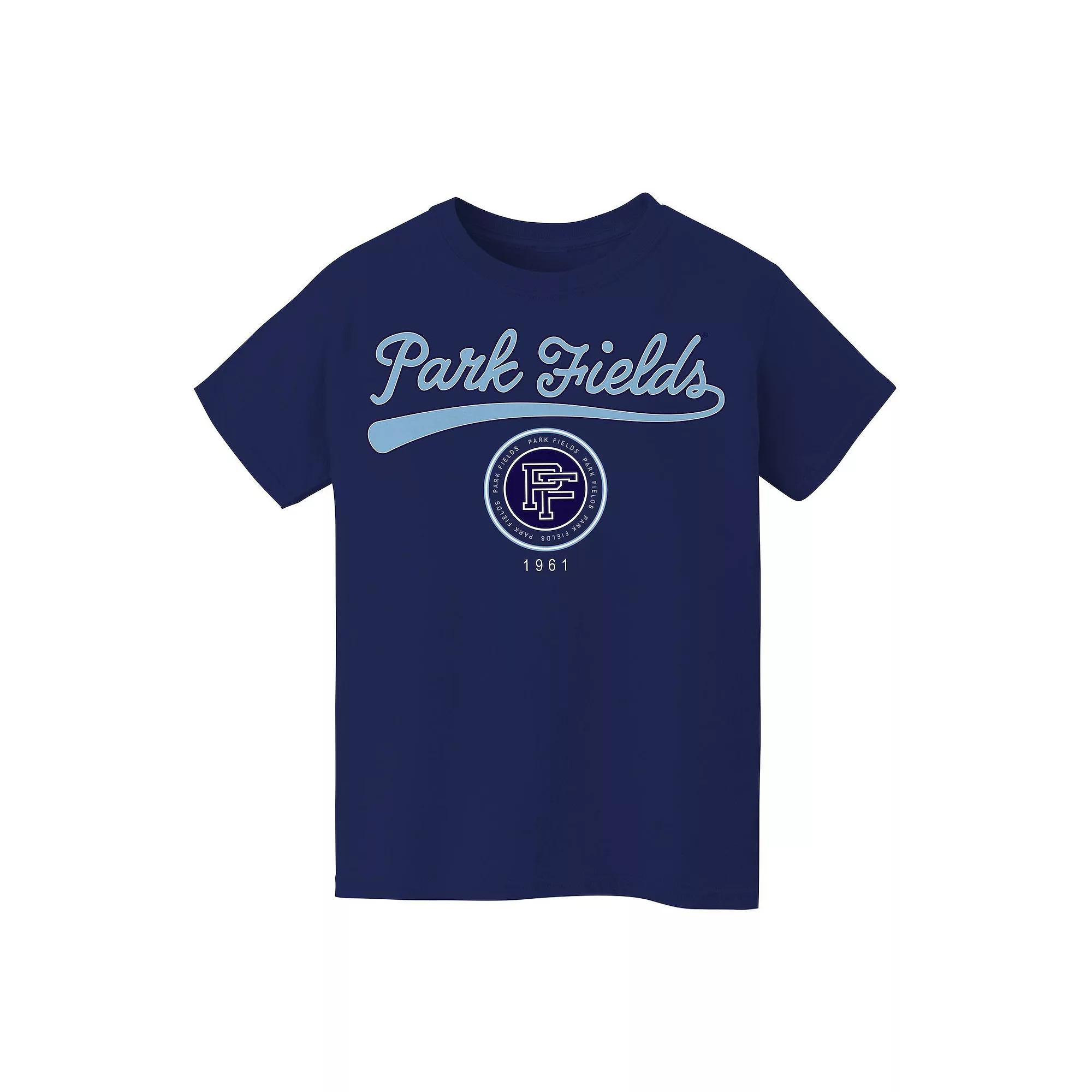 Kid's 8-20 Script Graphic Tee, Boy's, Size: Large, Blue Product Image