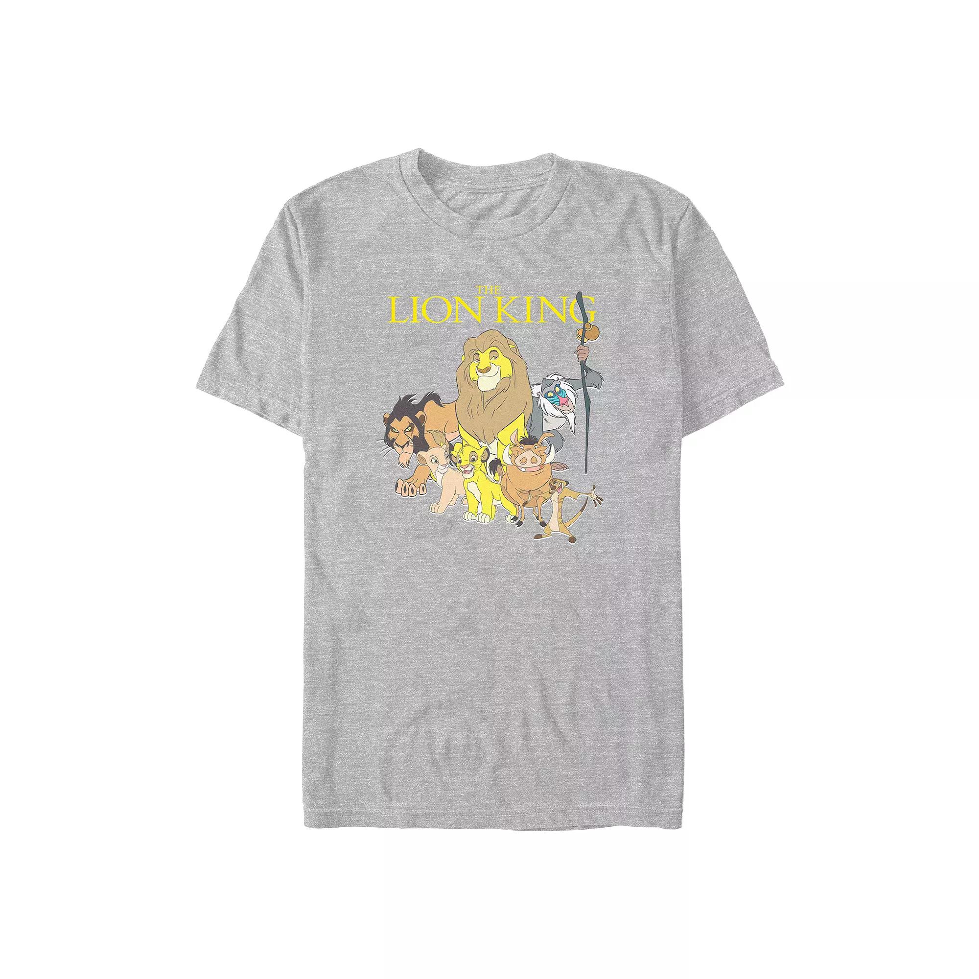 Disney's The Lion King Group Poster Men's Graphic Tee,  Product Image