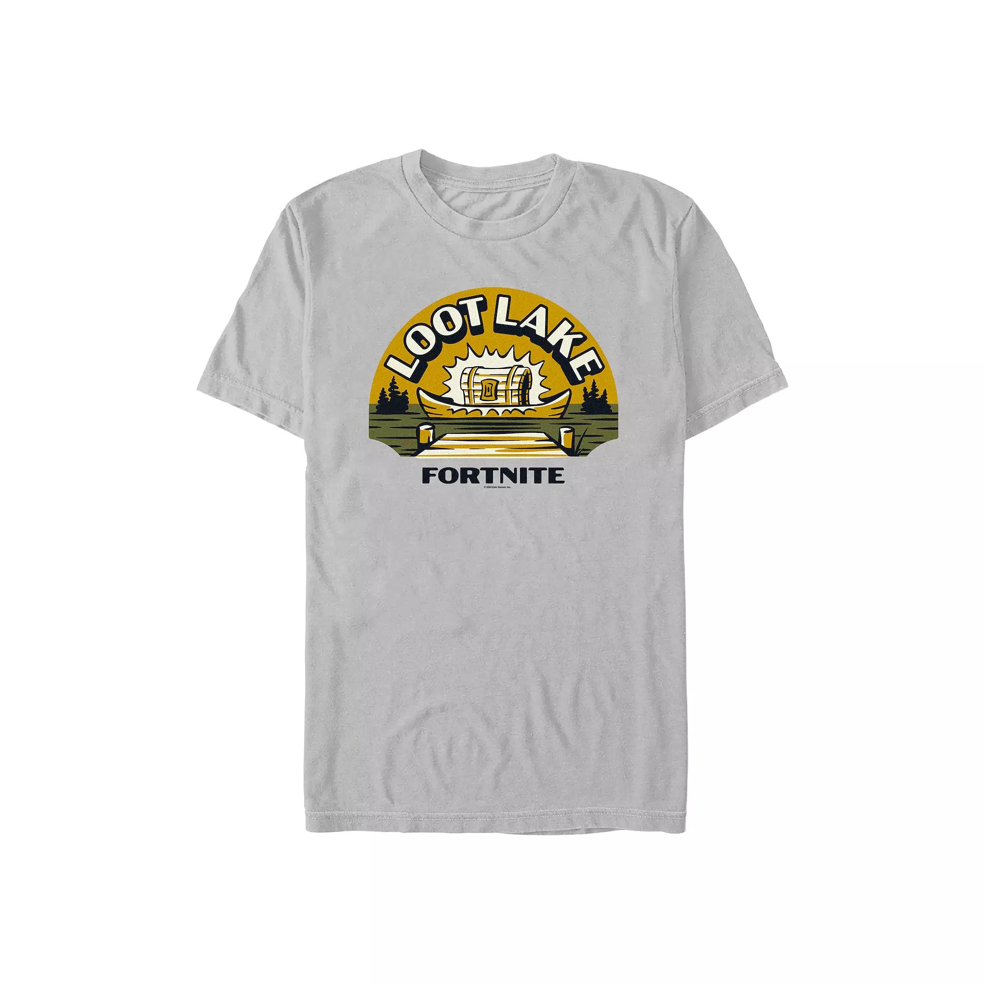 Men's Fortnite Loot Lake Graphic Tee,  Product Image
