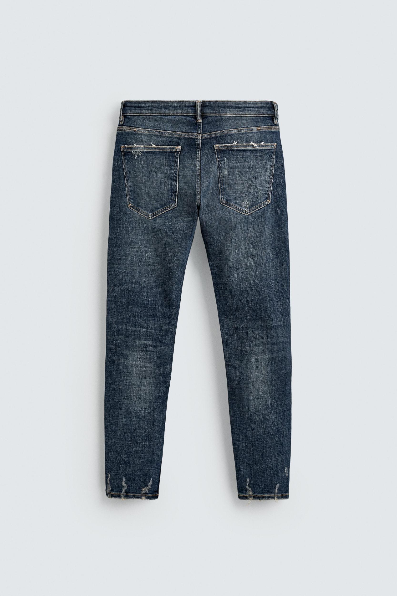 RIPPED SKINNY FIT JEANS Product Image
