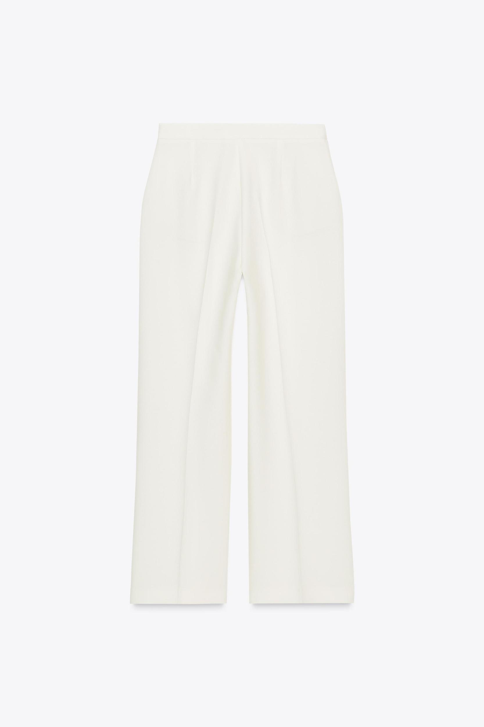 HIGH-WAISTED STRAIGHT LEG PANTS Product Image