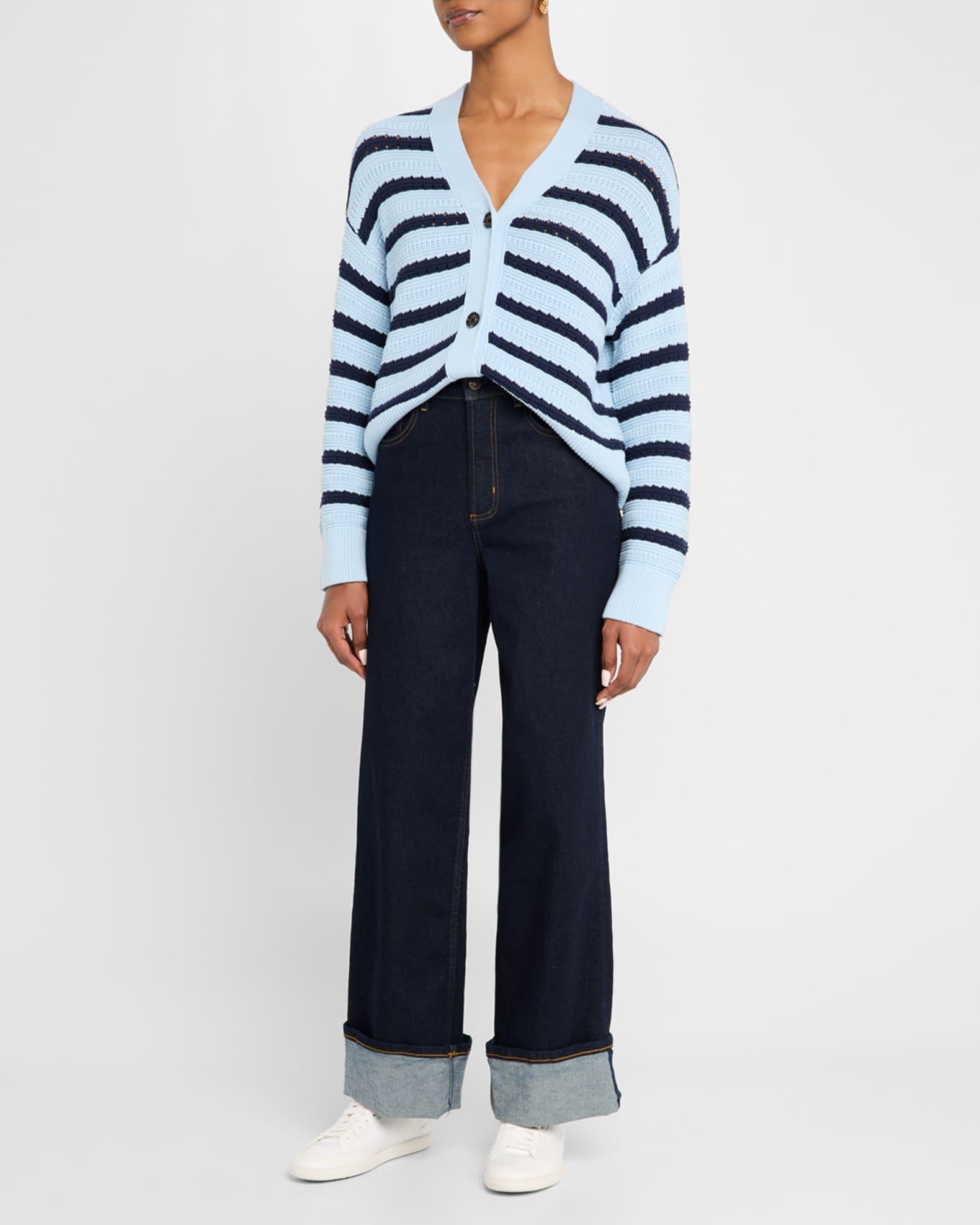 Geneva Striped Cardigan Product Image