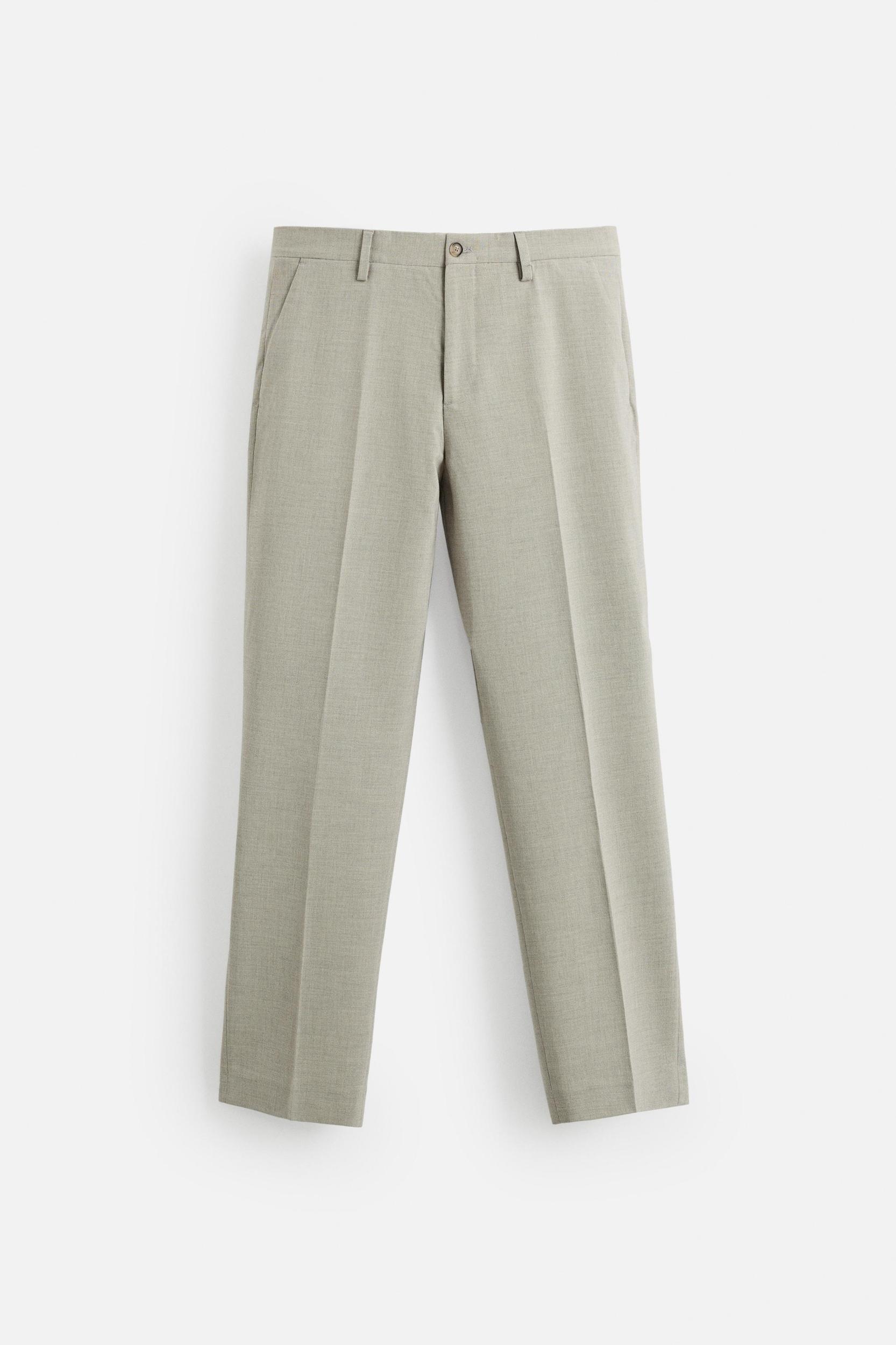 TEXTURED SUIT PANTS Product Image