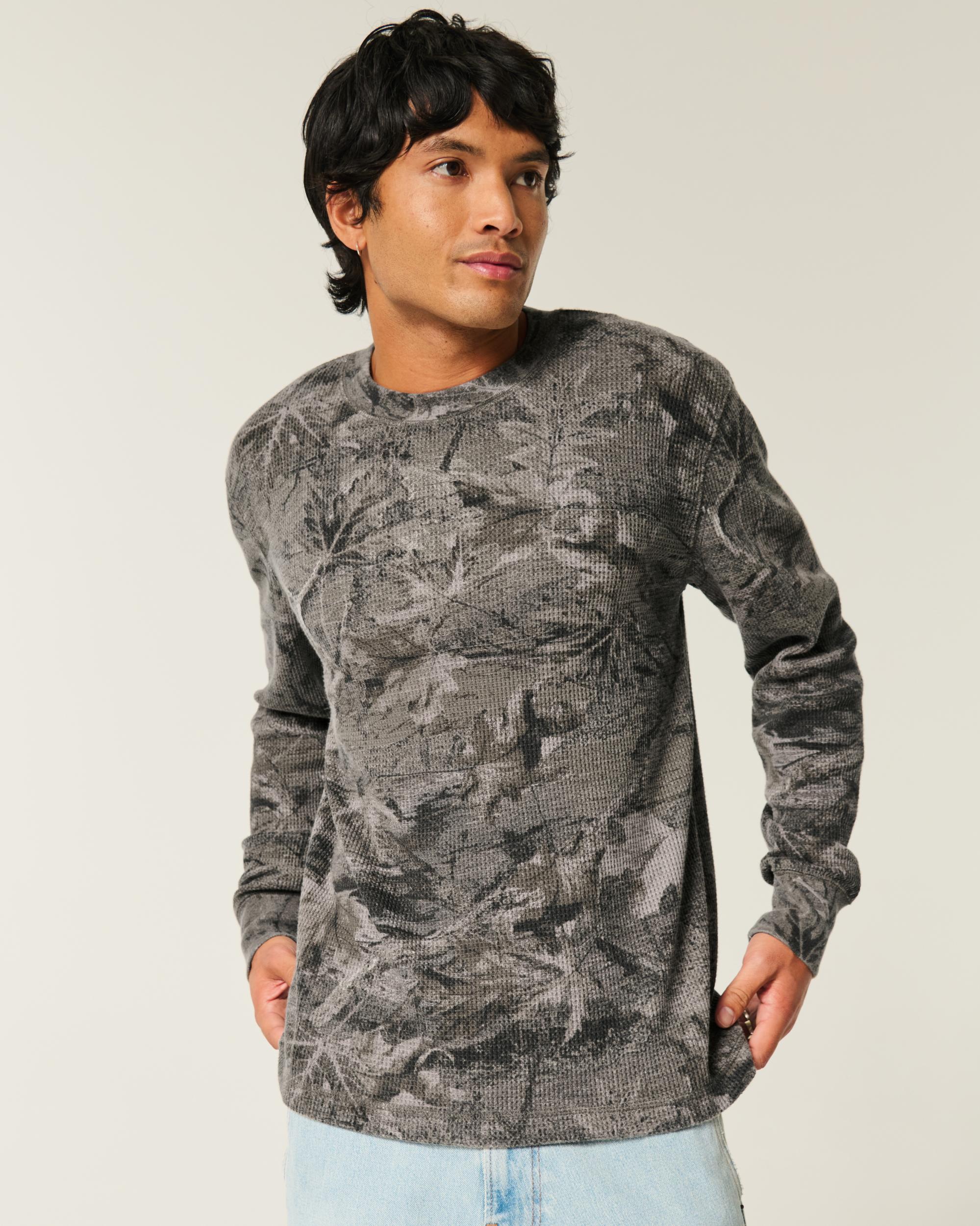 Long-Sleeve Thermal Crew T-Shirt Product Image