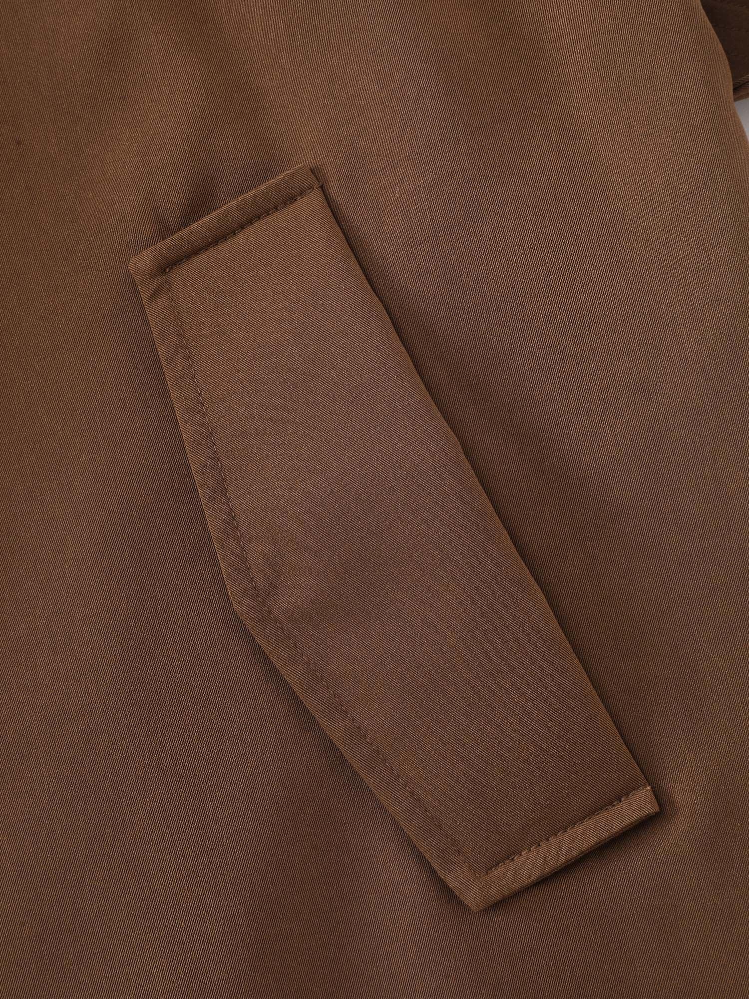 Double Button Belted Trench Coat Female Product Image