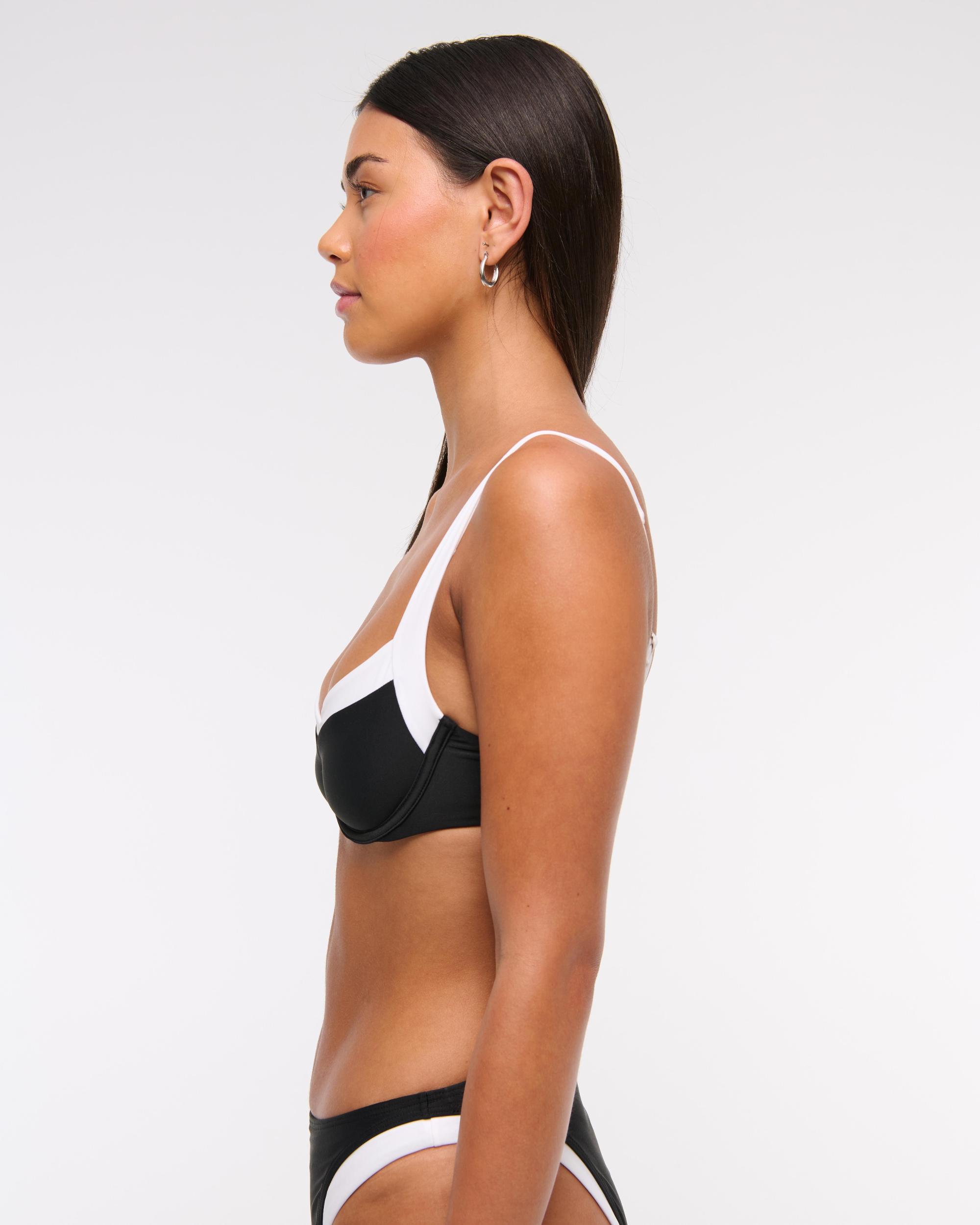 Wide Strap Underwire Bikini Top Product Image