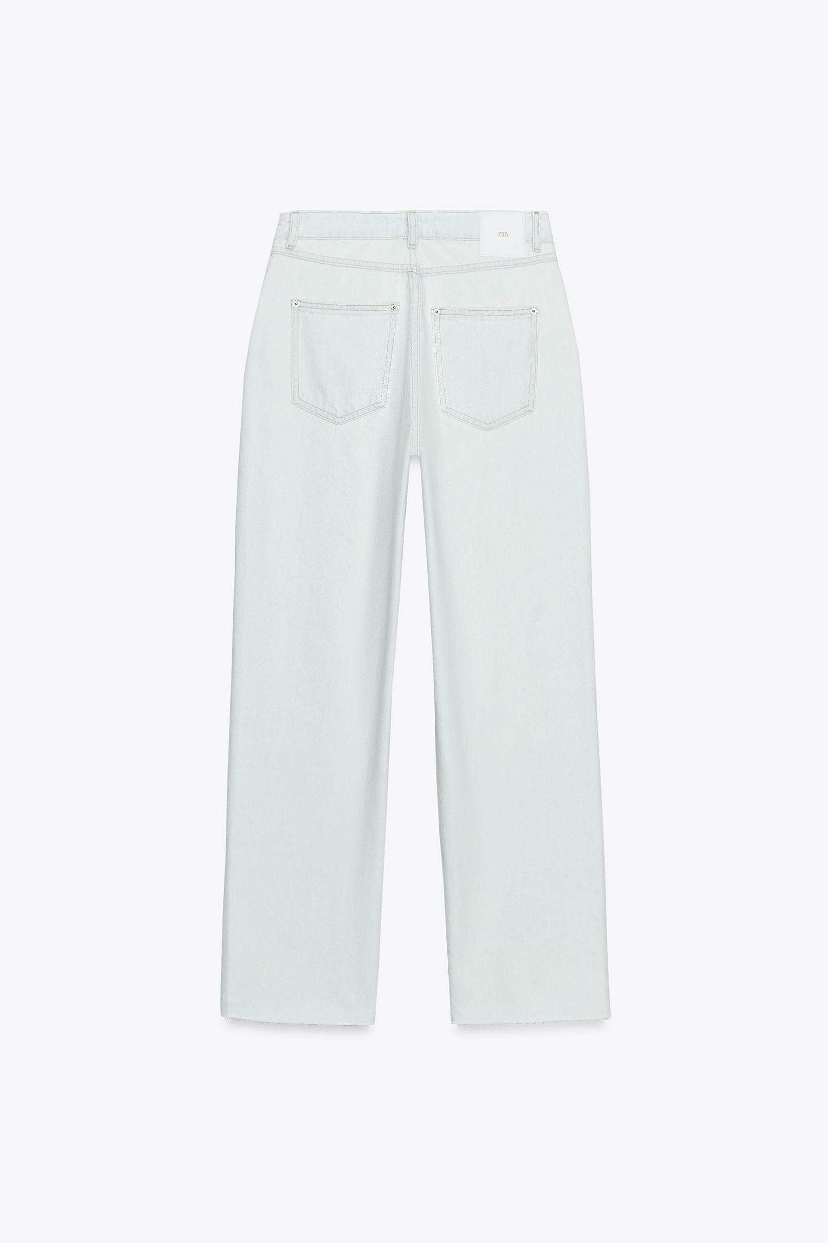 Z1975 HIGH WAISTED CROSSOVER WAIST STRAIGHT JEANS Product Image