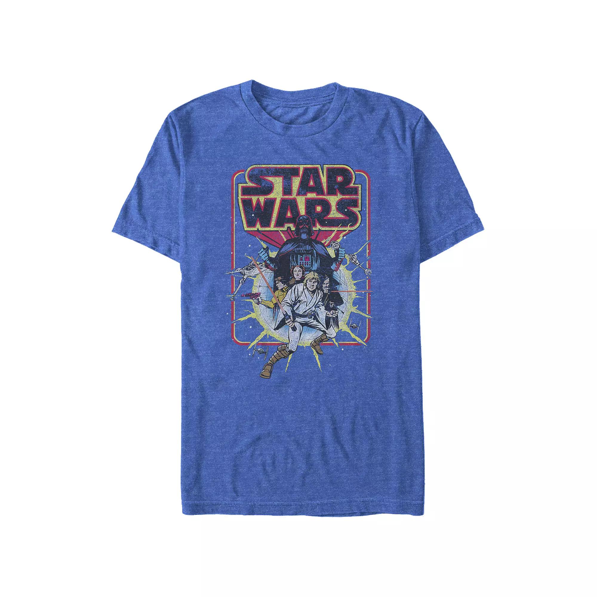 Big & Tall Star Wars Old School Poster Graphic Tee, Men's,  Product Image
