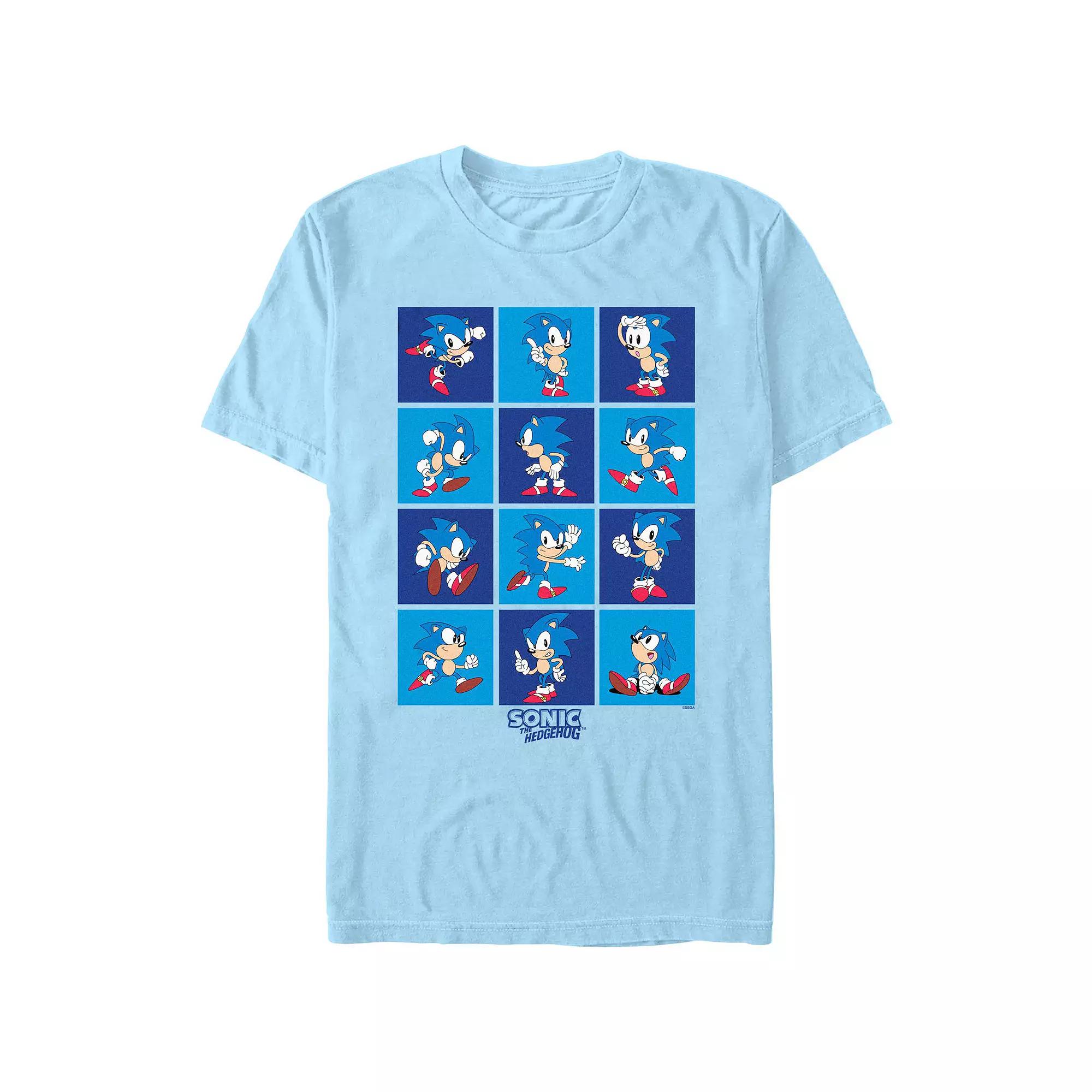 Men's Sonic The Hedgehog Strike A Pose Graphic Tee,  Product Image
