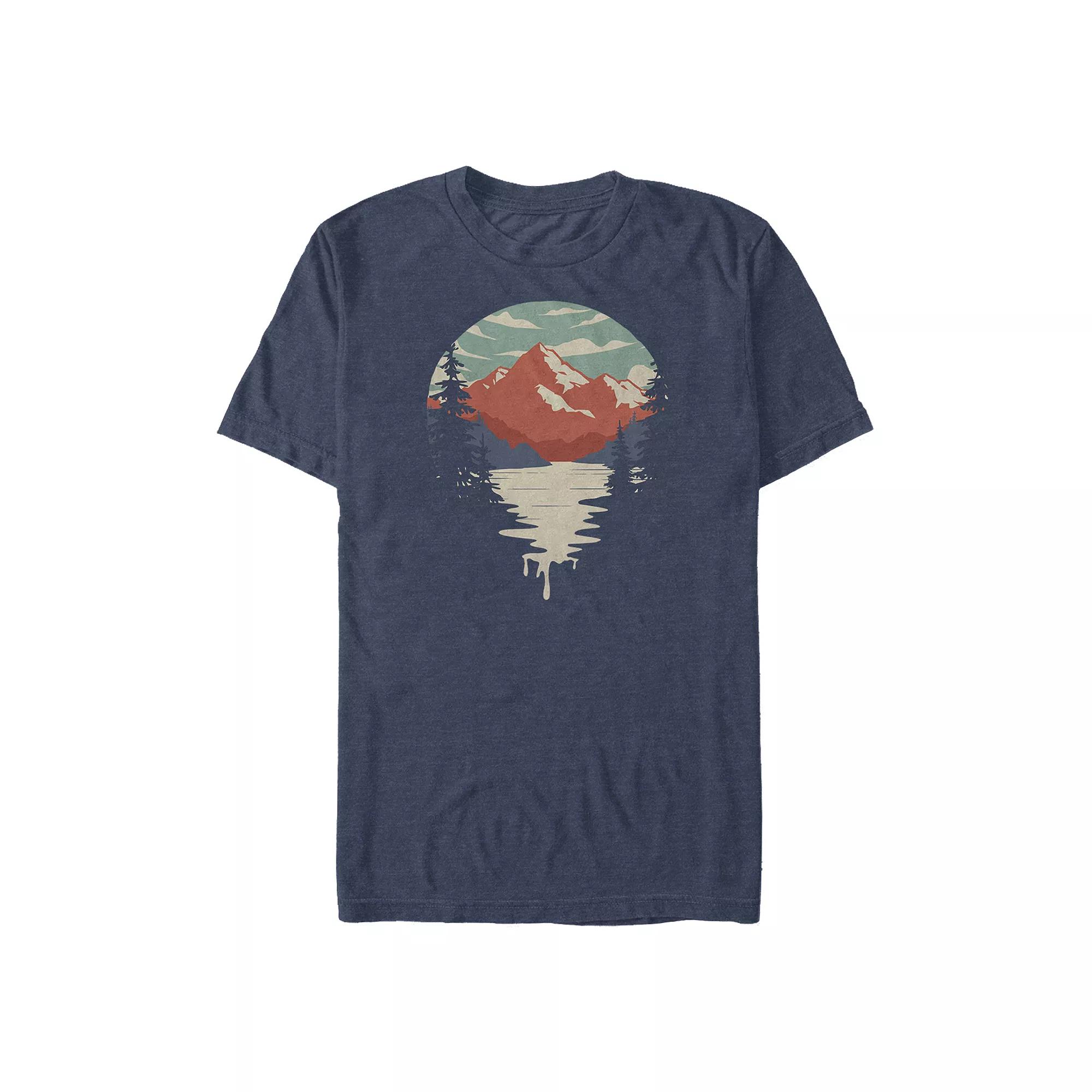 Big & Tall Summer Mountain Graphic Tee, Men's,  Product Image