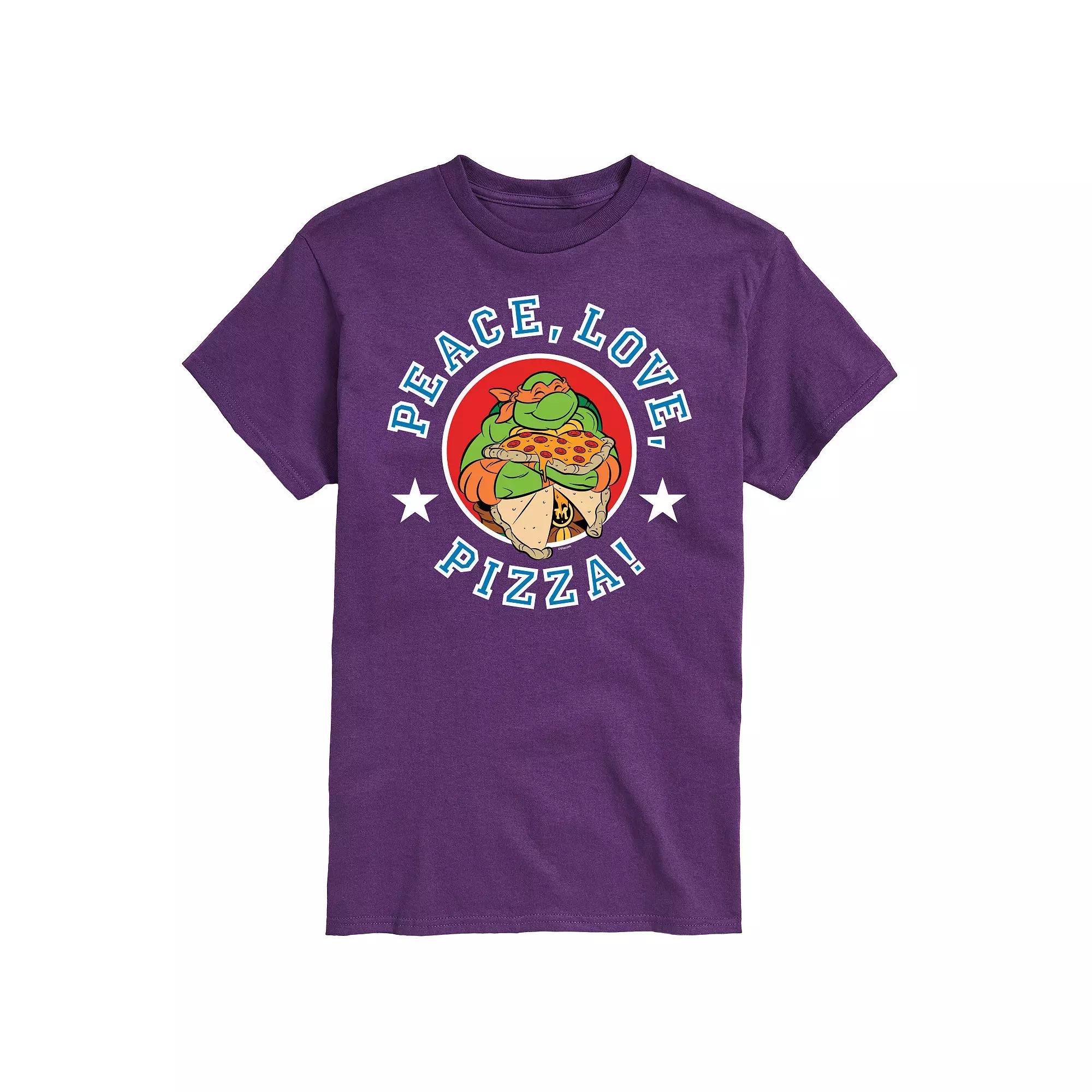 Men's Teenage Mutant Ninja Turtles Peace Love Graphic Tee,  Product Image
