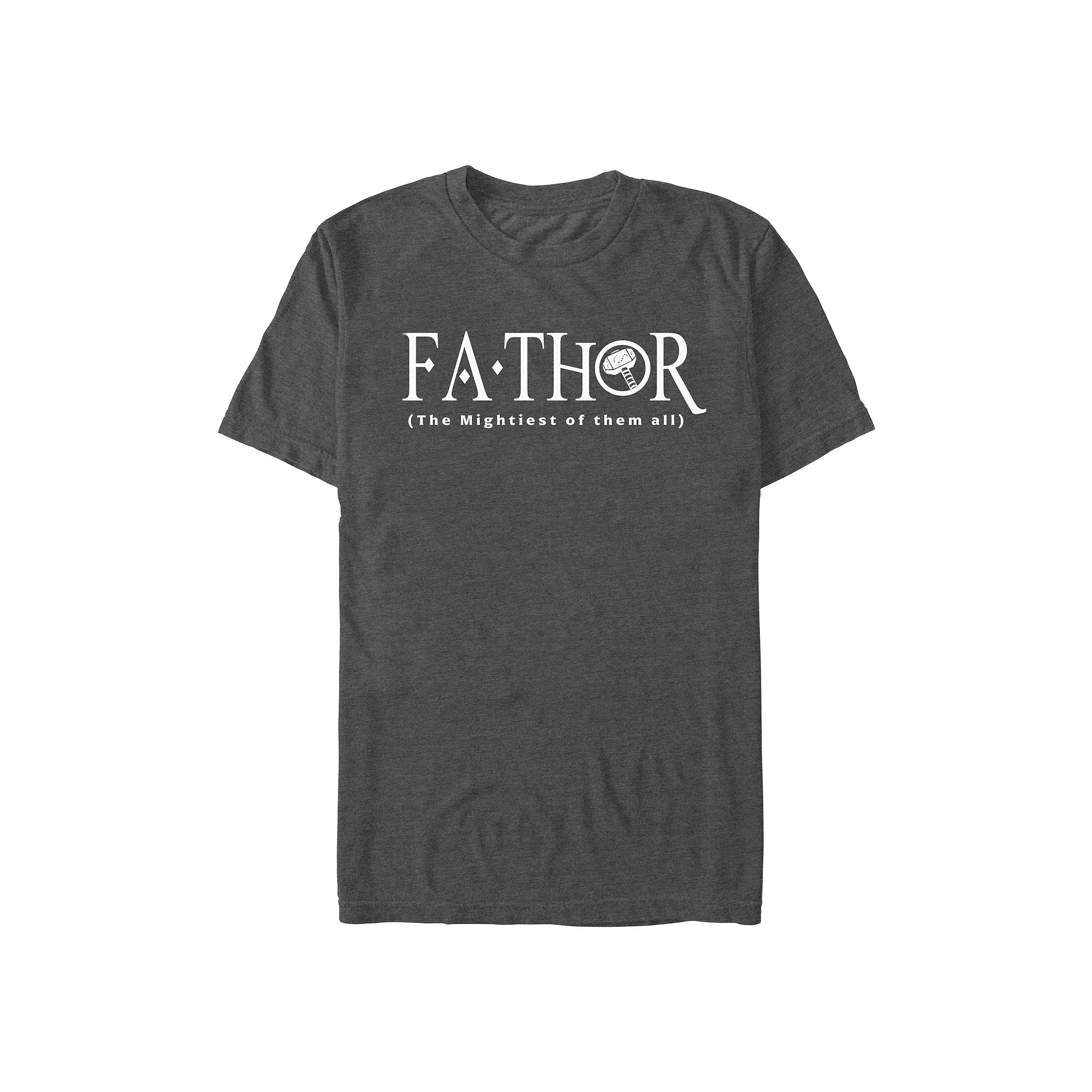 Men's Marvel Thor The Mightiest FaThor Graphic Tee,  Product Image