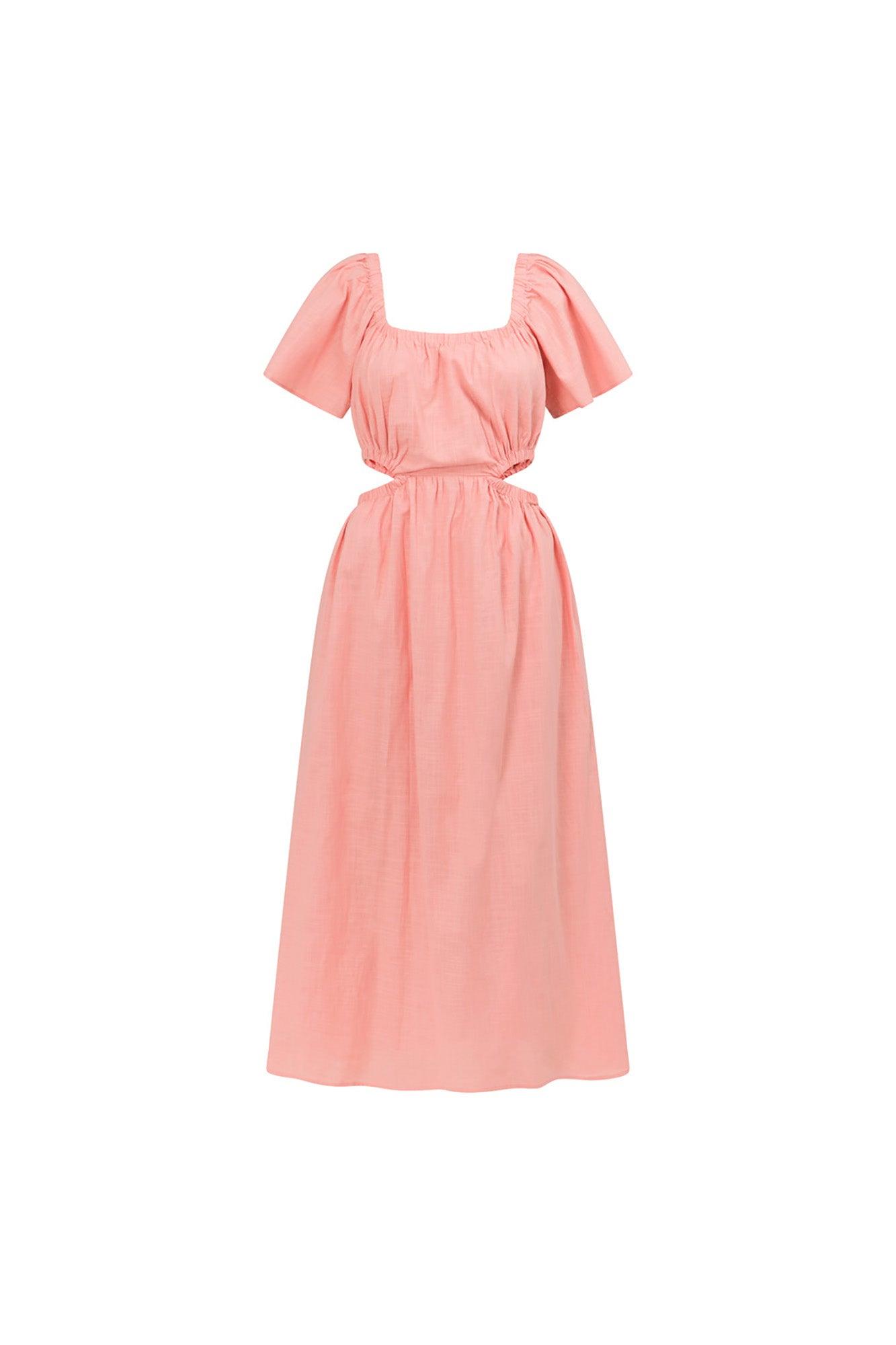 Ezzy Midi Dress - Pink Product Image