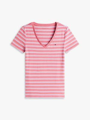 Striped V-Neck Favorite T-Shirt Product Image