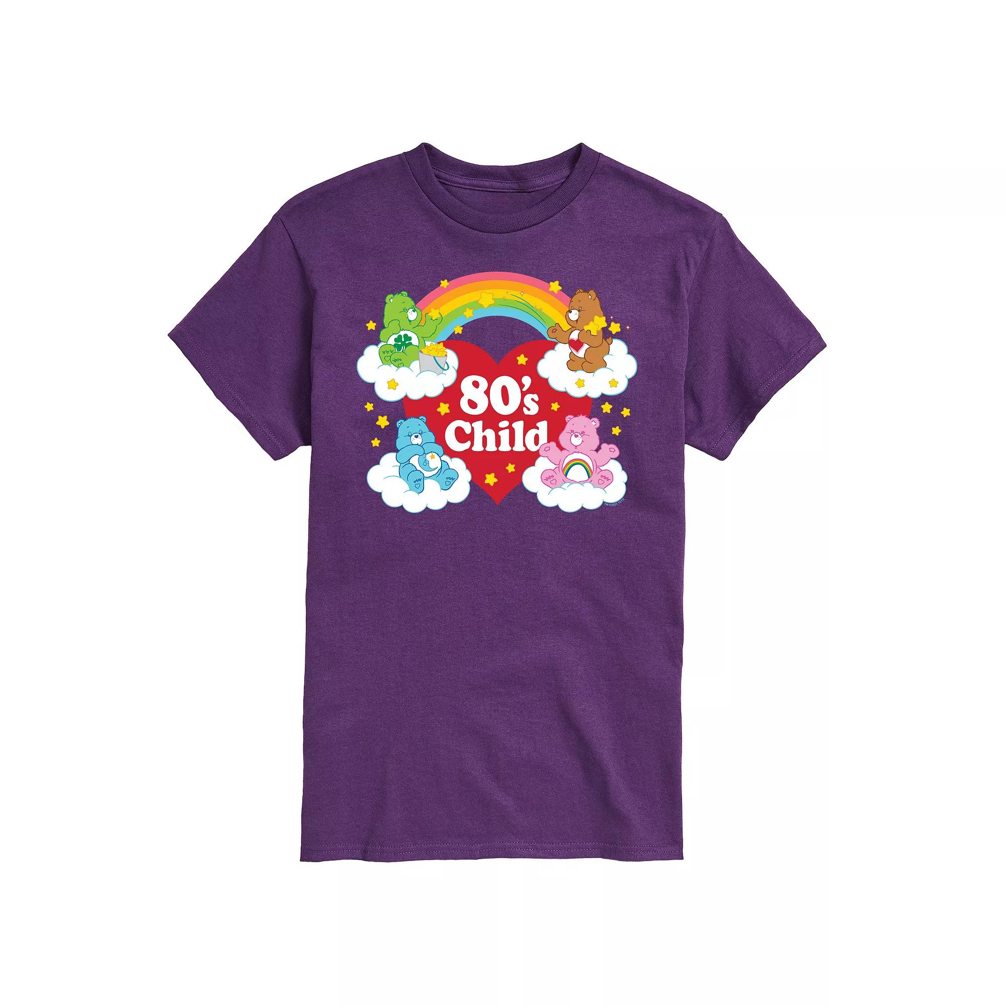 Big & Tall Care Bears 80s Child Graphic Tee, Men's,  Product Image