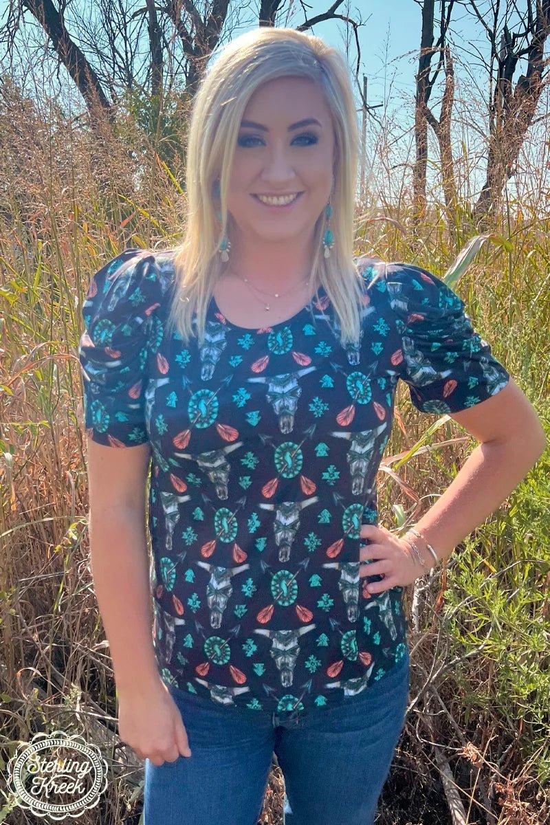 Plus Western Tribal Top Product Image