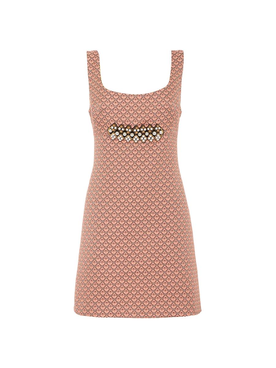 Womens Ella Mini Embroidered Dress Product Image