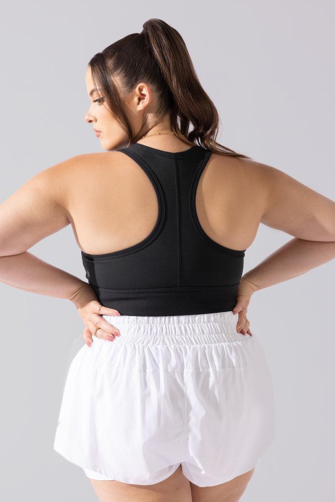 Sweat Sesh Crop Top - Black Product Image