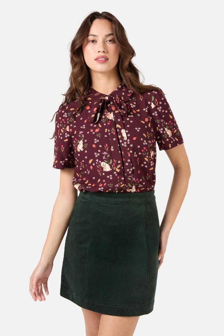 Coco Rabbit Short Sleeve Blouse Product Image