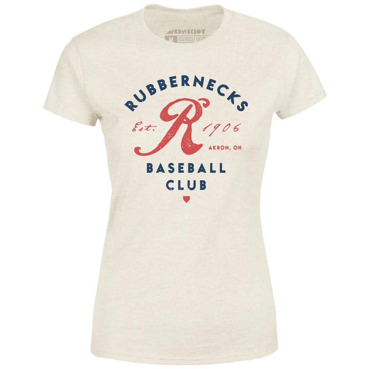 Akron Rubbernecks - Ohio - Vintage Defunct Baseball Teams - Women's T-Shirt Female Product Image