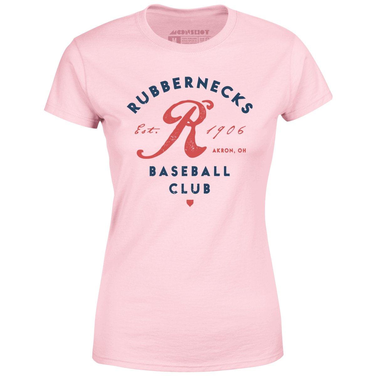 Akron Rubbernecks - Ohio - Vintage Defunct Baseball Teams - Women's T-Shirt Female Product Image