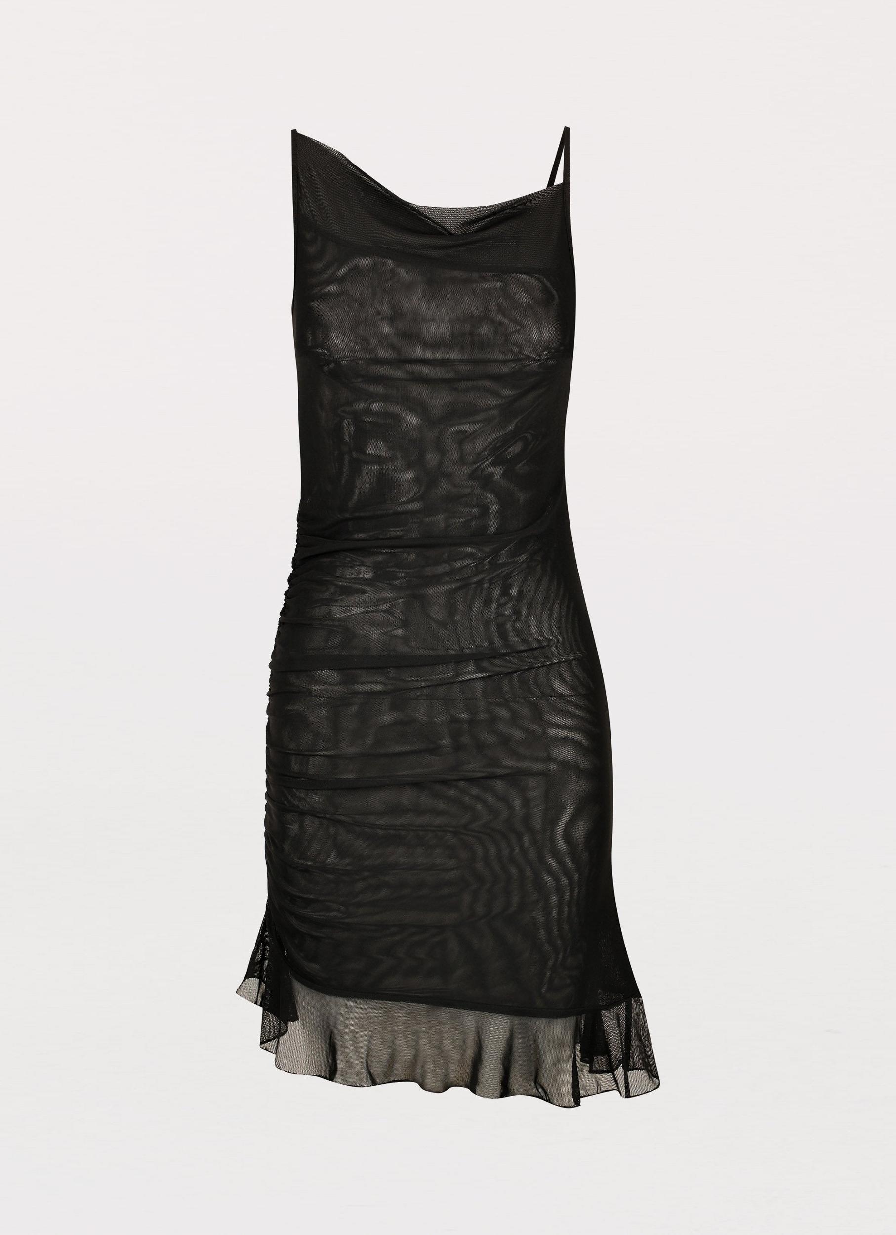 Pass The Prosecco Mini Dress - Black Product Image