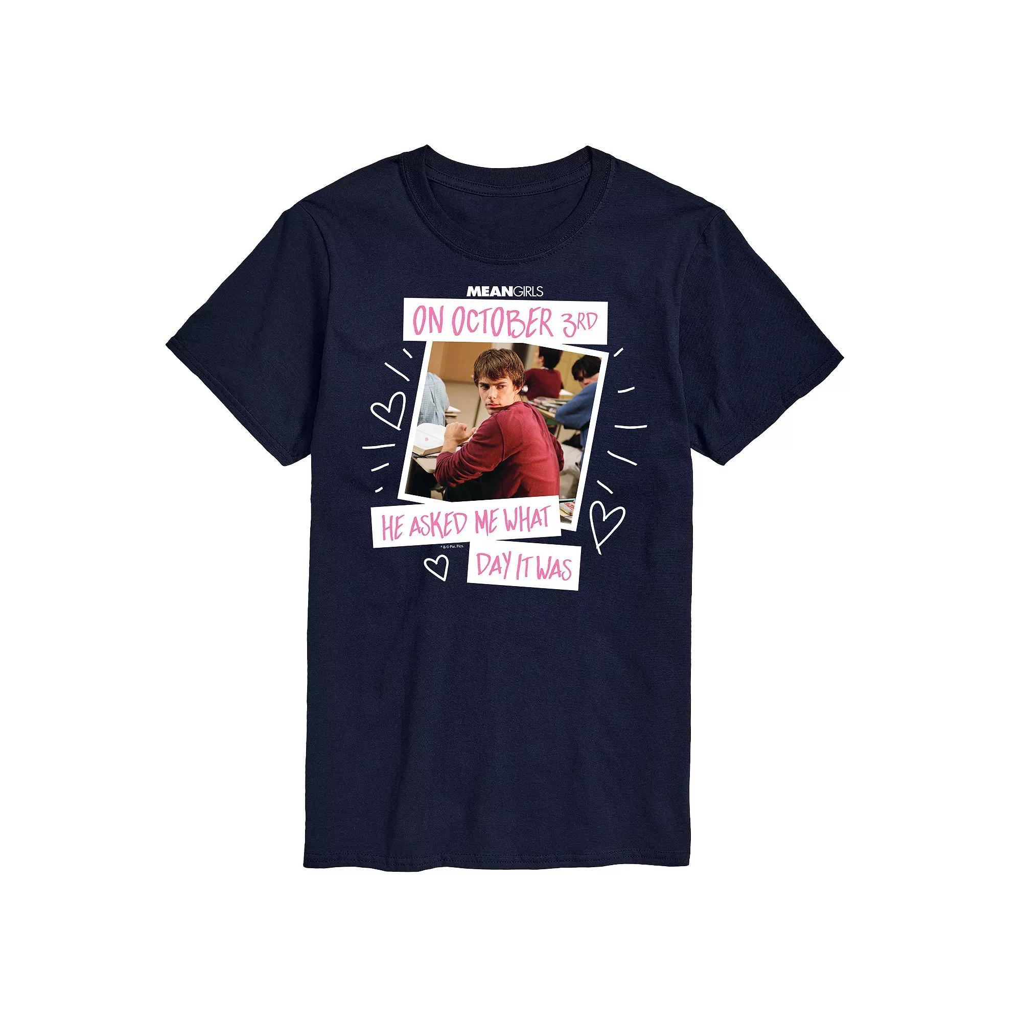 Men's Mean Girls October 3rd Graphic Tee,  Product Image
