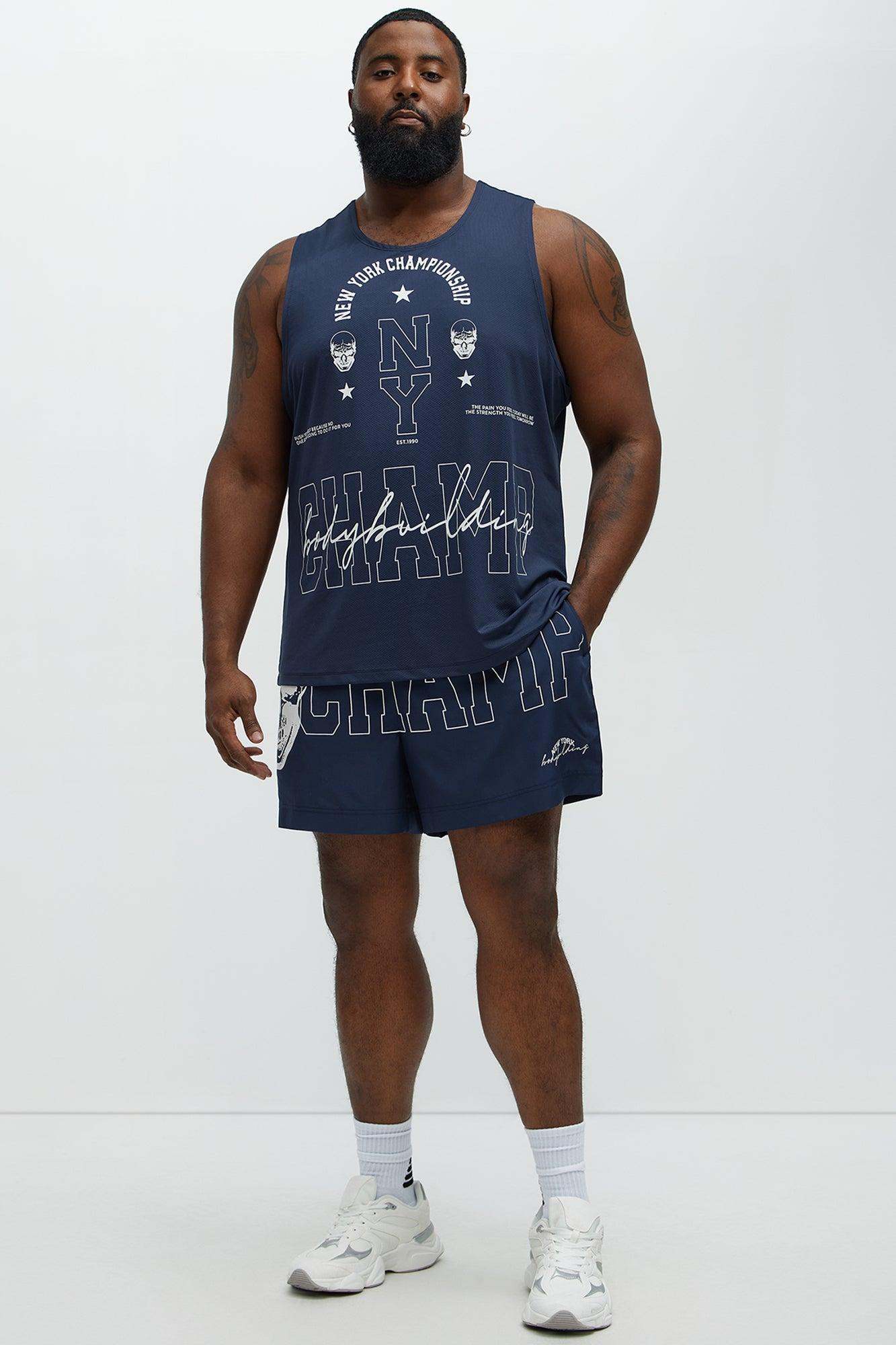 NY Champ Active Mid Short - Navy Product Image