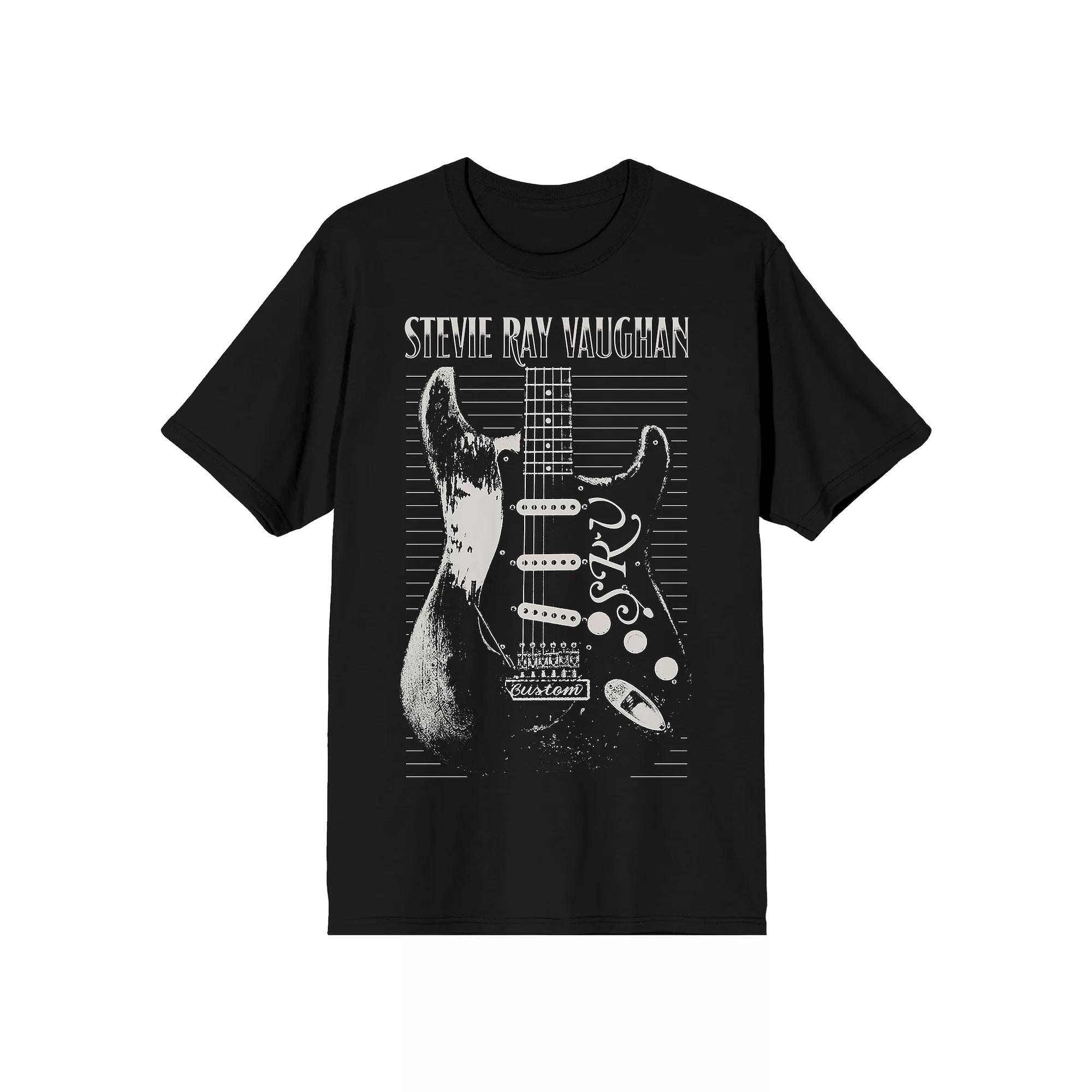 Men's Stevie Ray Vaughan Engraved Guitar Tee,  Product Image
