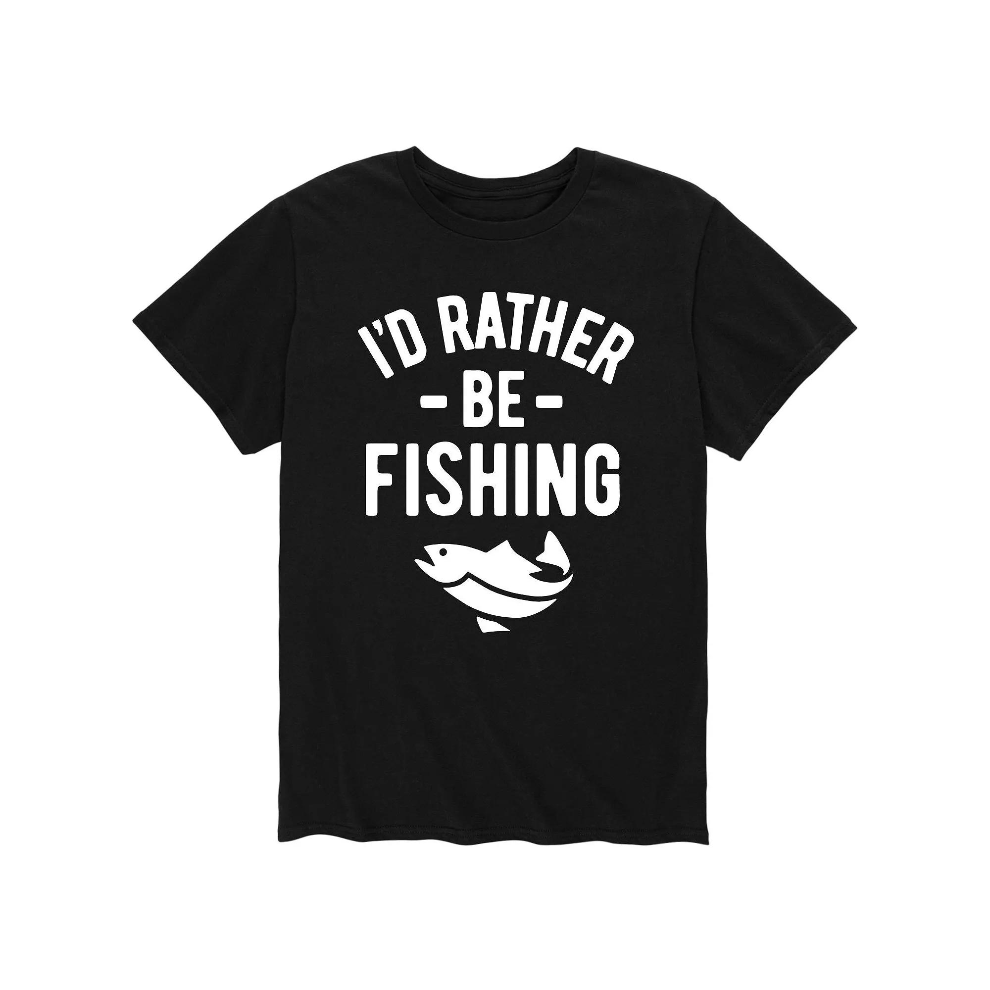 Men's I'd Rather Be Fishing Tee,  Product Image