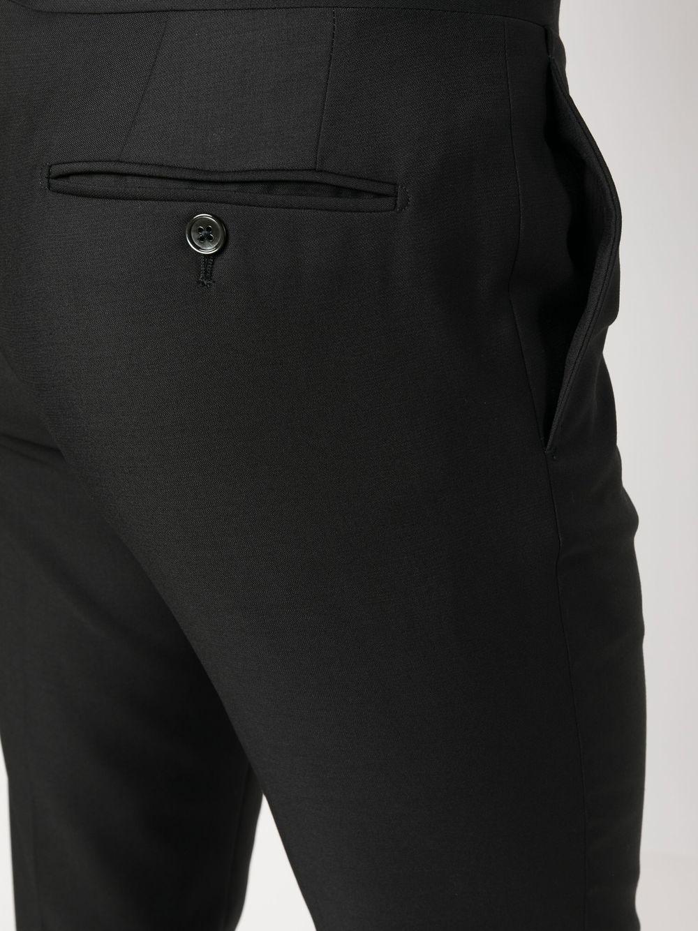 peak lapel single-breasted virgin-wool suit Product Image