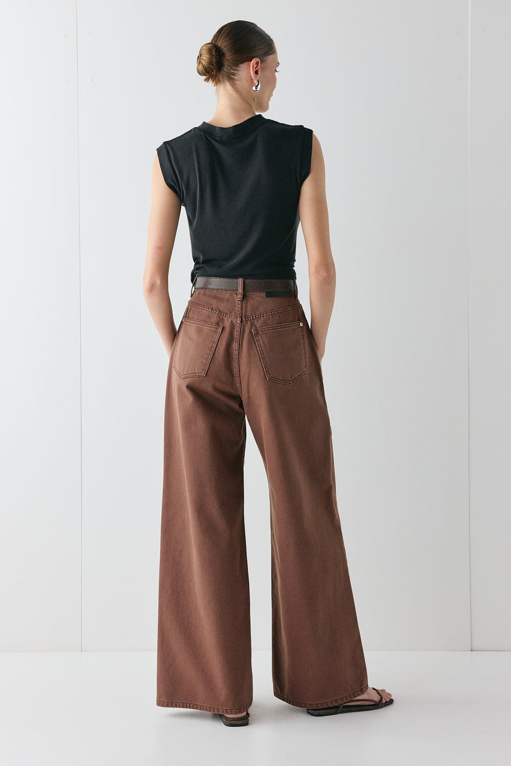 Aston Denim Jeans Chocolate Product Image