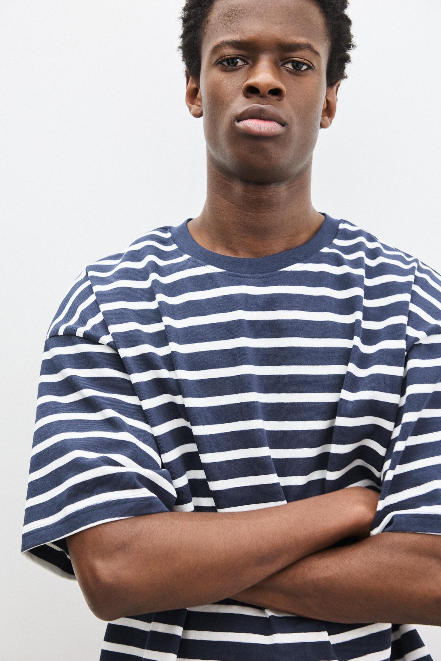 Striped short sleeve T-shirt Product Image