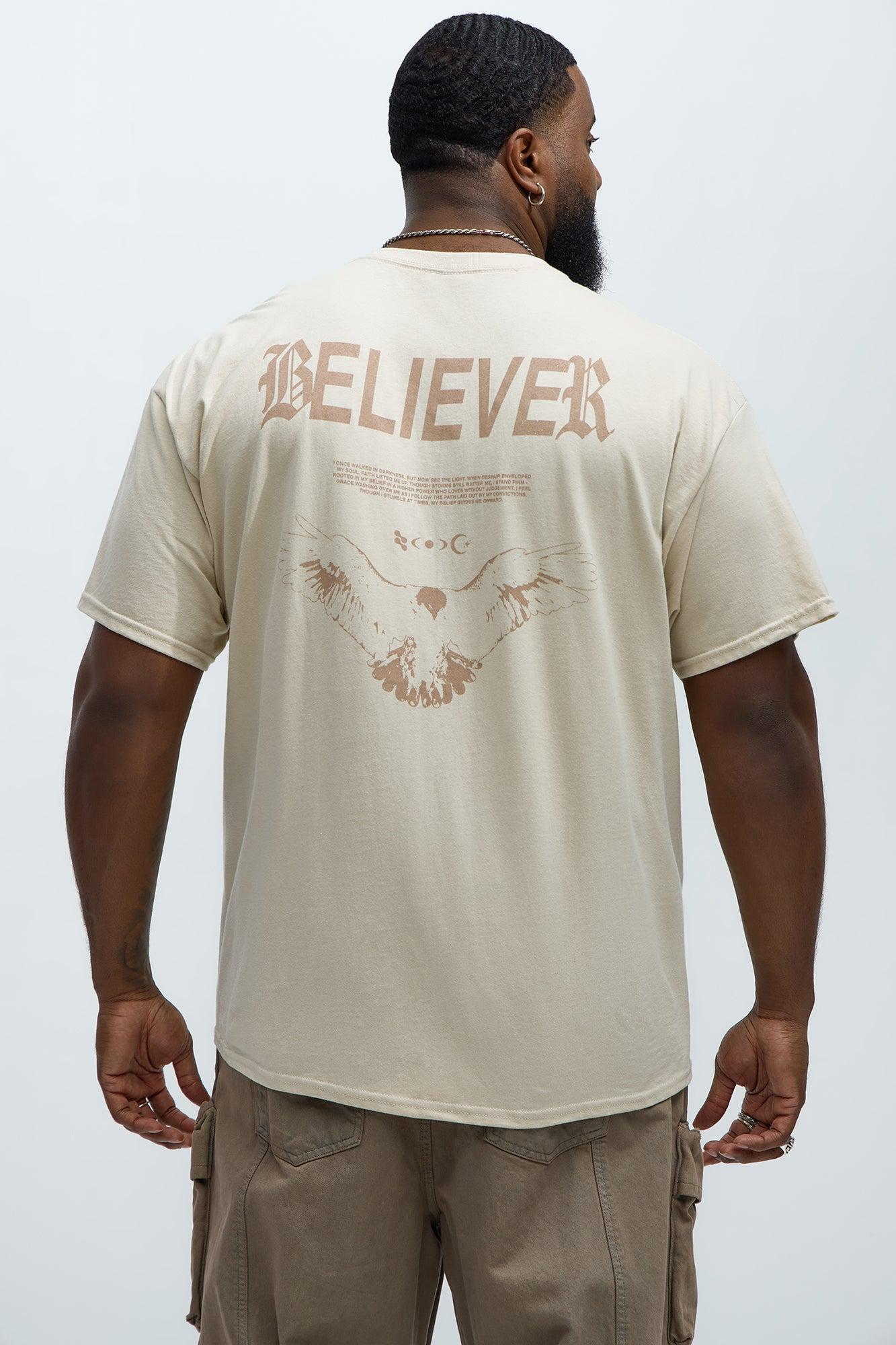 Believer Short Sleeve Tee - Tan Product Image