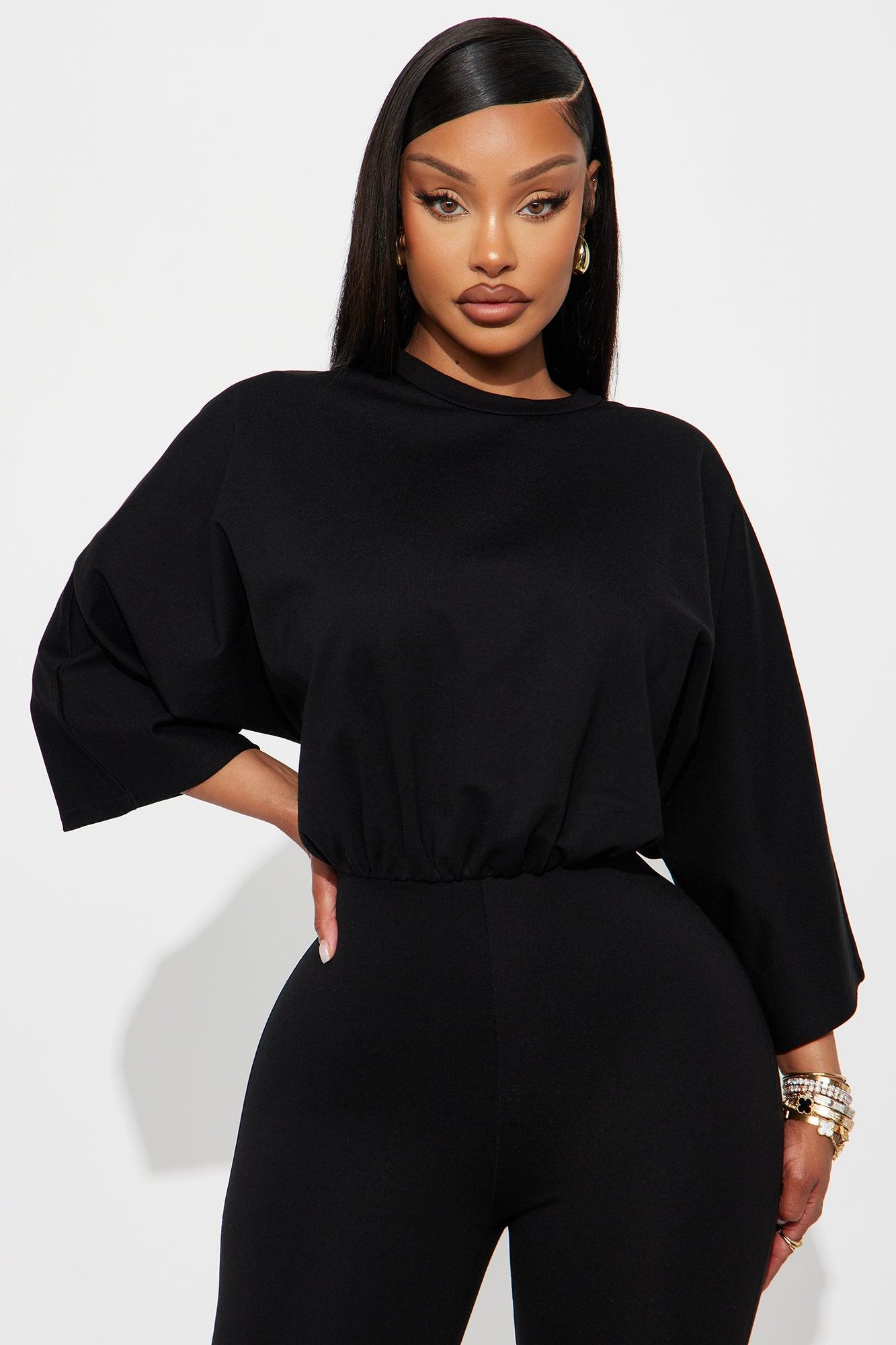 Rebecca Ponte Skinny Jumpsuit - Black Female Product Image