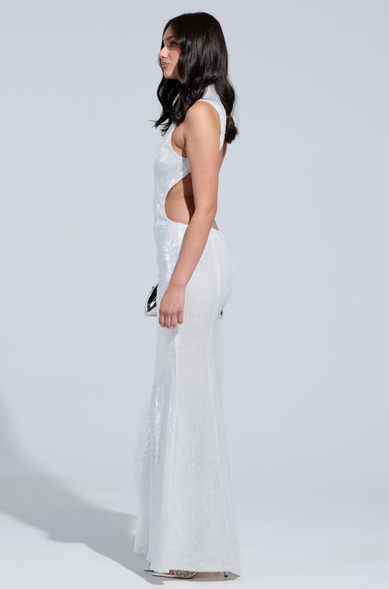 NOT FOR YOU SEQUIN MAXI DRESS Product Image