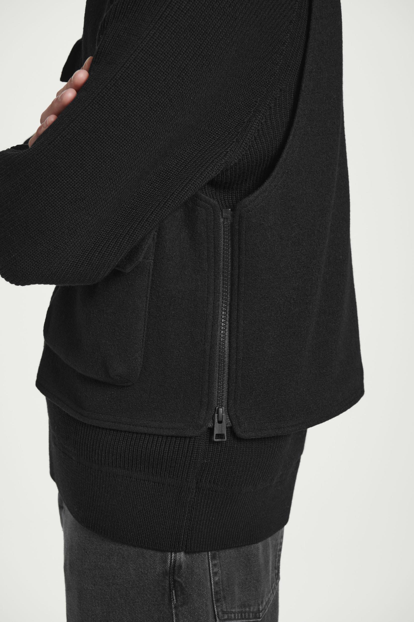 WOOL-BLEND UTILITY VEST Product Image