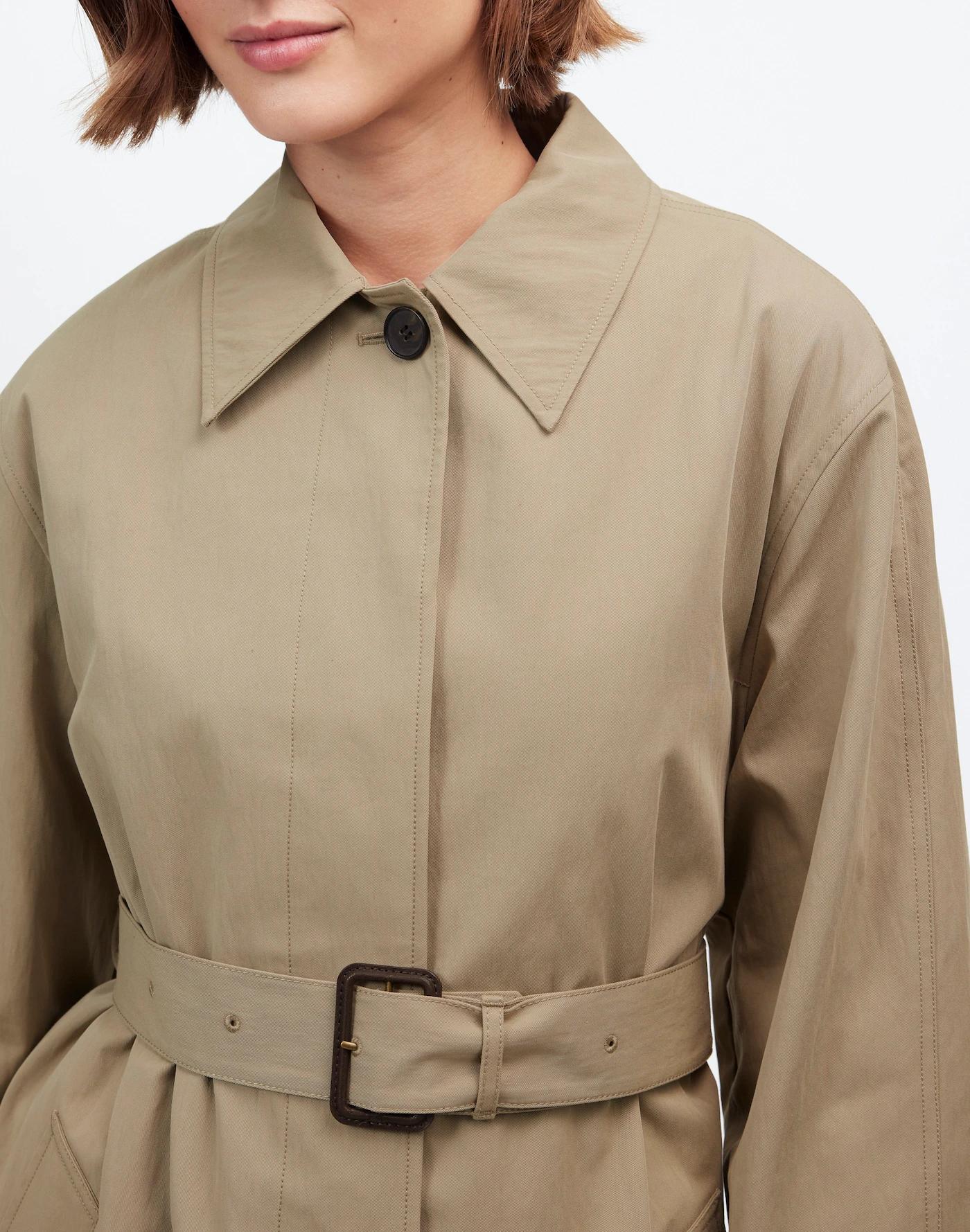 Single-Breasted Trench Coat Product Image