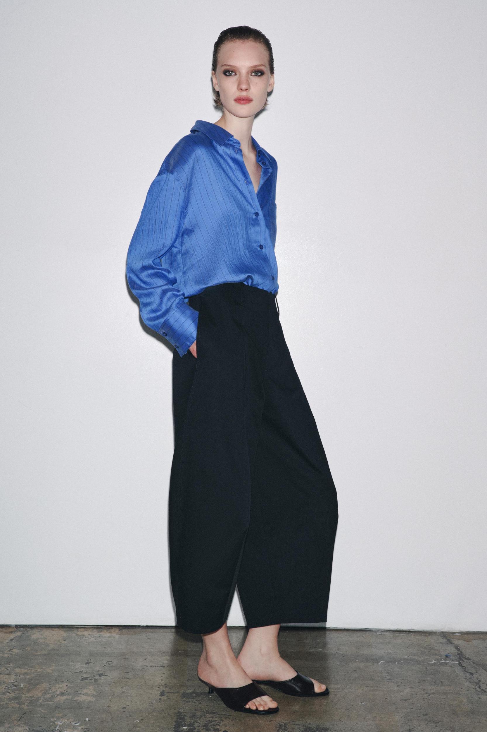 ZW COLLECTION CROP BALLOON PANTS Product Image