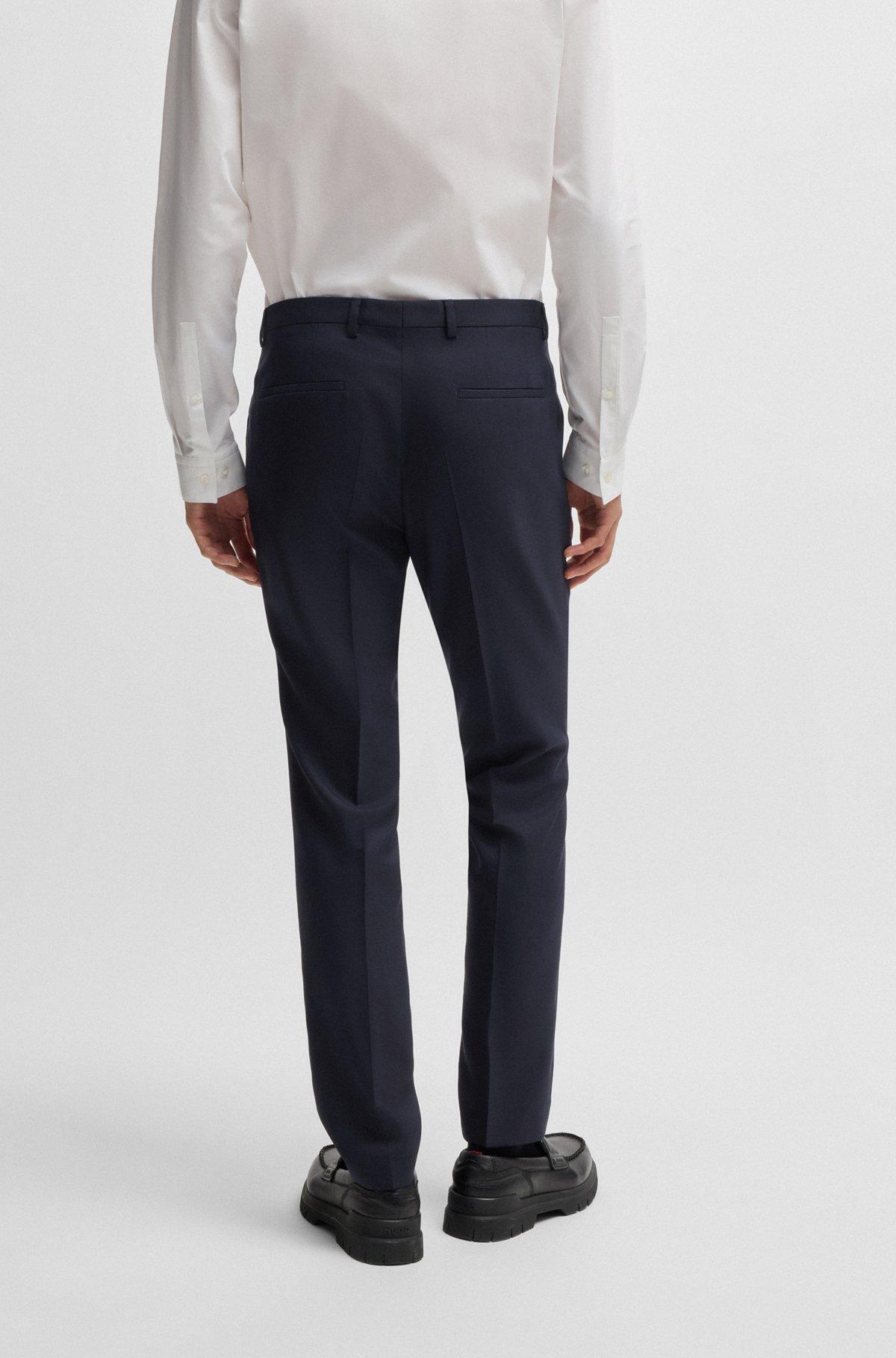 Extra-slim-fit suit in micro-patterned dobby Product Image