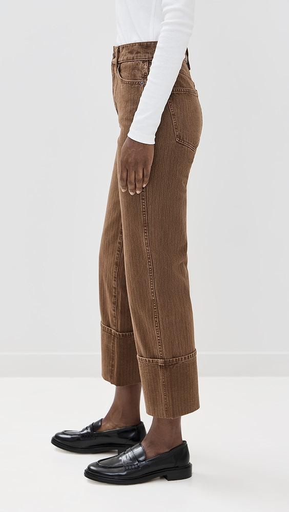 Veronica Beard Jean Dylan High Rise Straight Leg Jeans | Shopbop Product Image