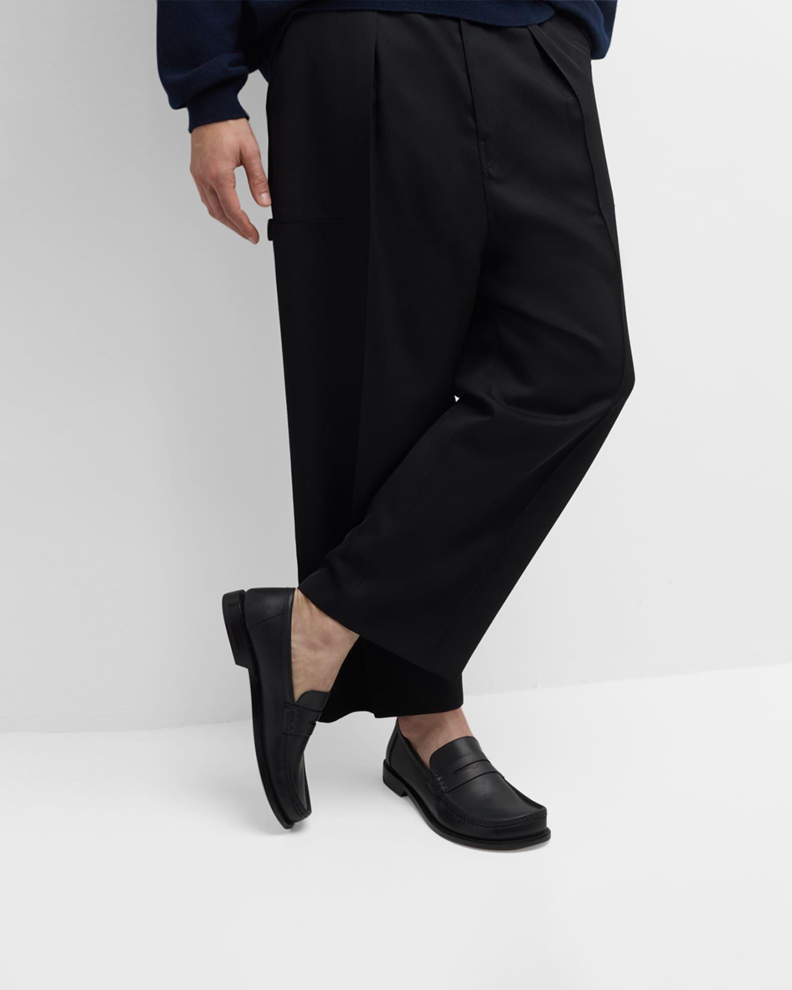 Men's Campo Leather Penny Loafers Product Image