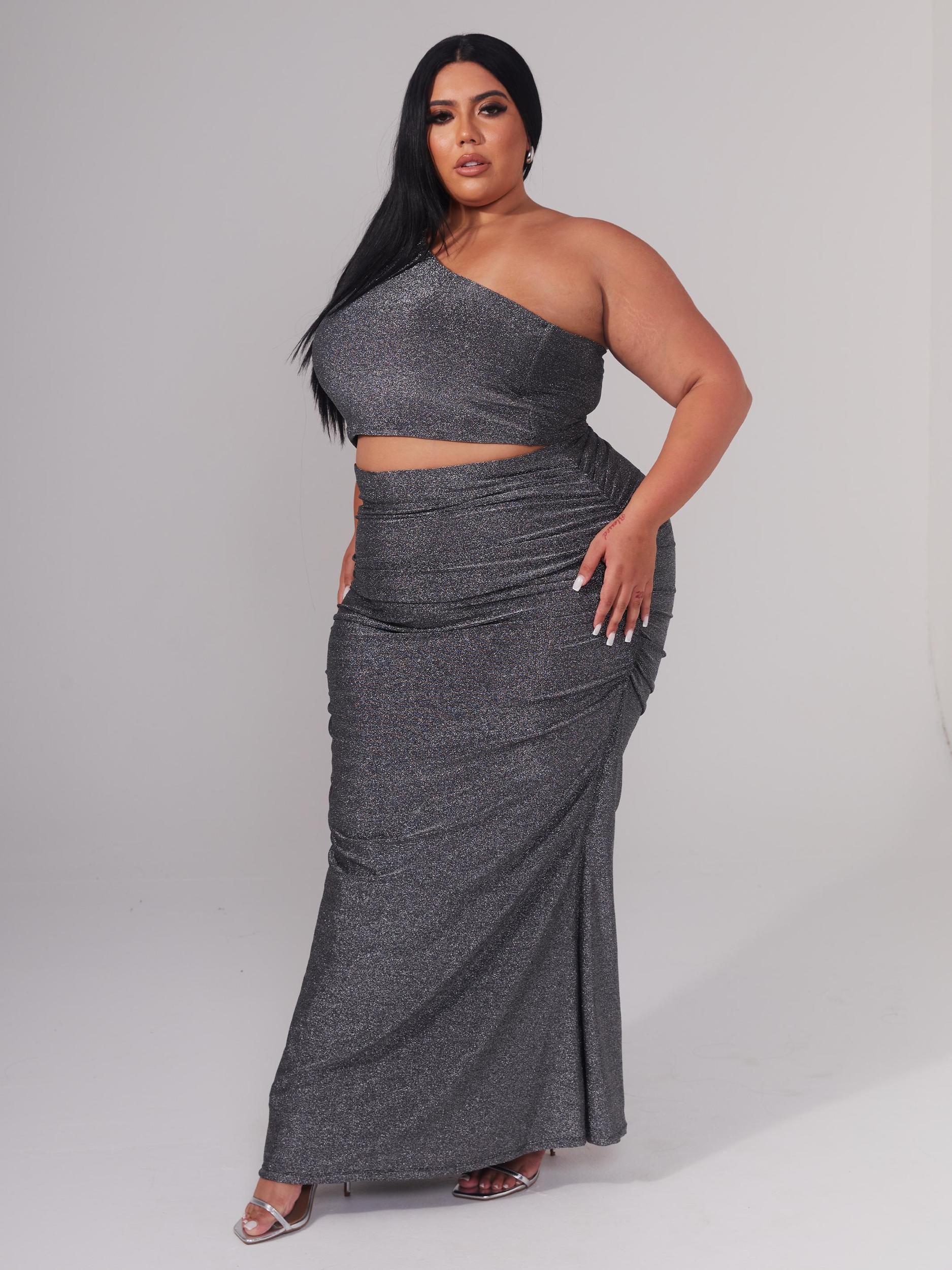 Shimmer Maxi Skirt Product Image