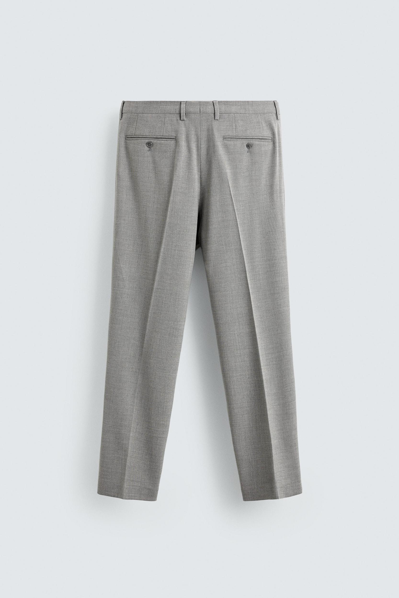 TEXTURED SUIT PANTS Product Image