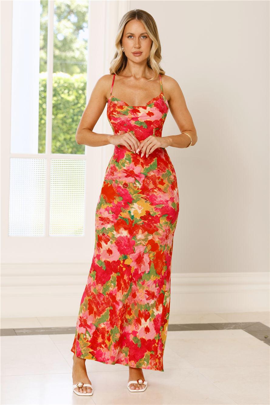 Juicy Secret Maxi Dress Print Product Image