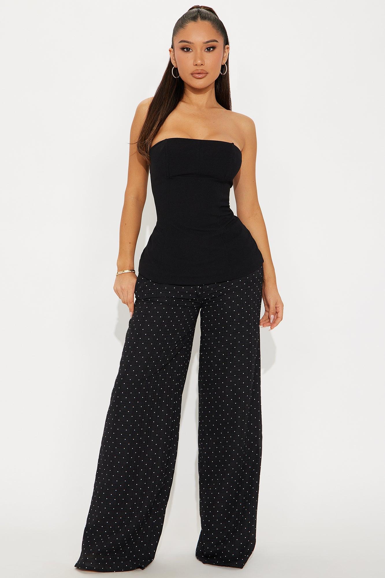 Modern Fairy Tale Strapless Corset Top - Black Female Product Image