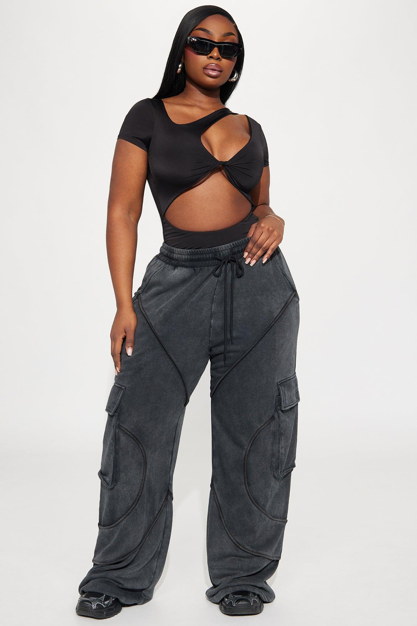 Cozy and Cute Lounge Pant - Charcoal Female Product Image