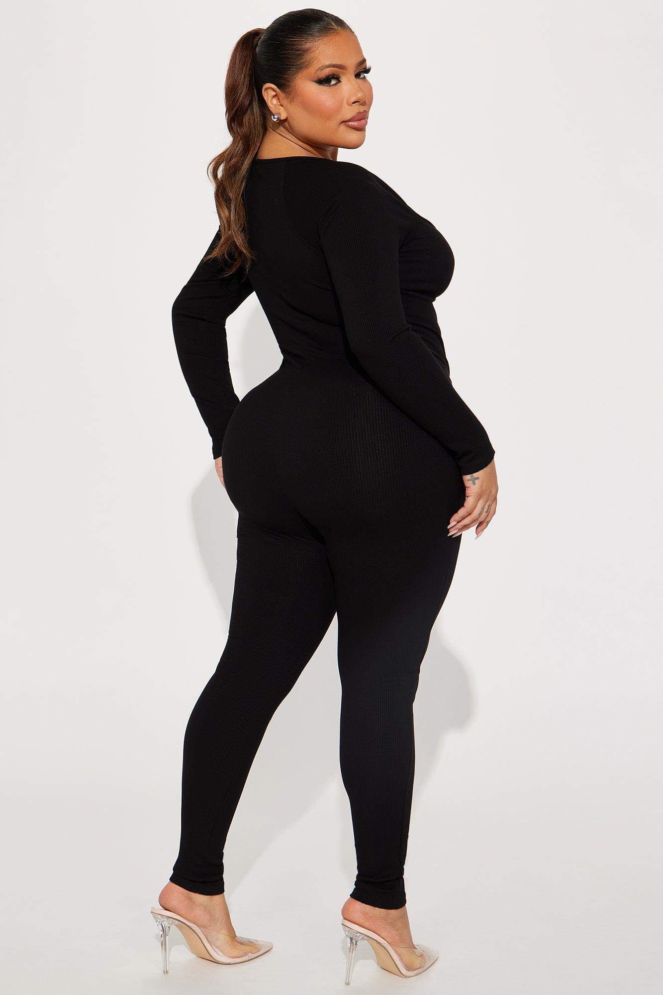 Avani Snatched Jumpsuit - Black Product Image