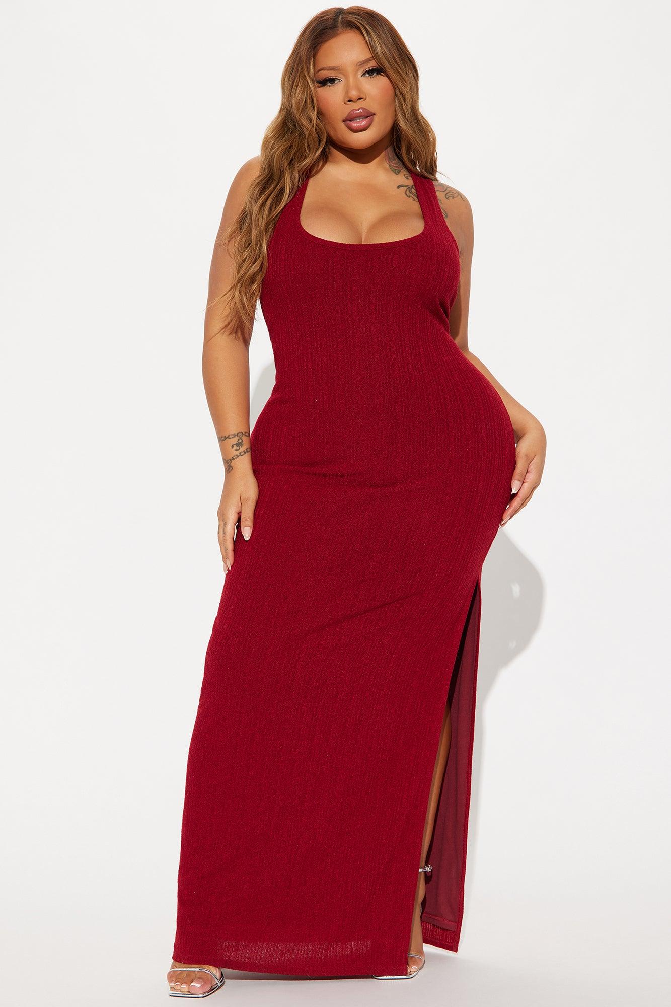 Sophie 2 Piece Maxi Dress Set - Wine Product Image