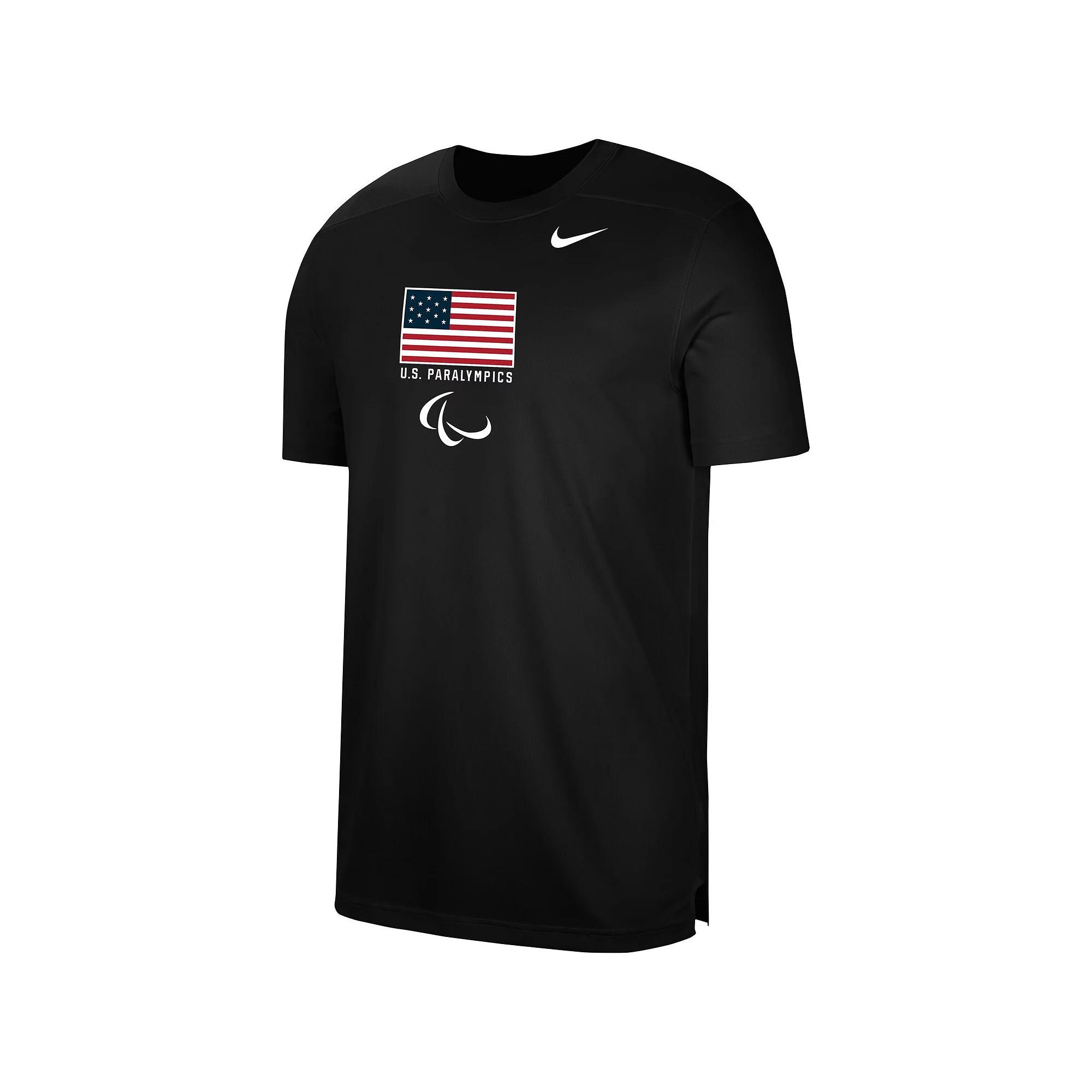 Men's Nike Black Team USA UV Coach Performance T-Shirt,  Product Image